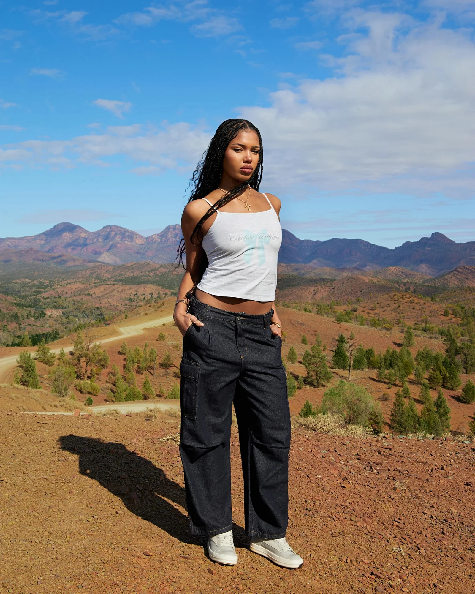 ALLOY CARGO PANTS RAW DENIM - Image 6