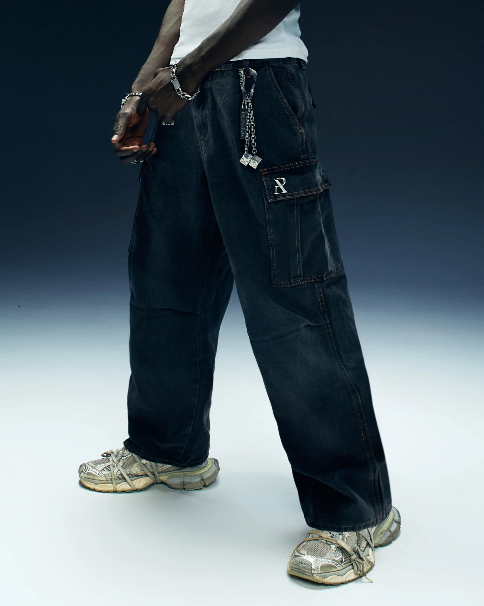 ALLOY CARGO PANTS STONE WASH - Image 3