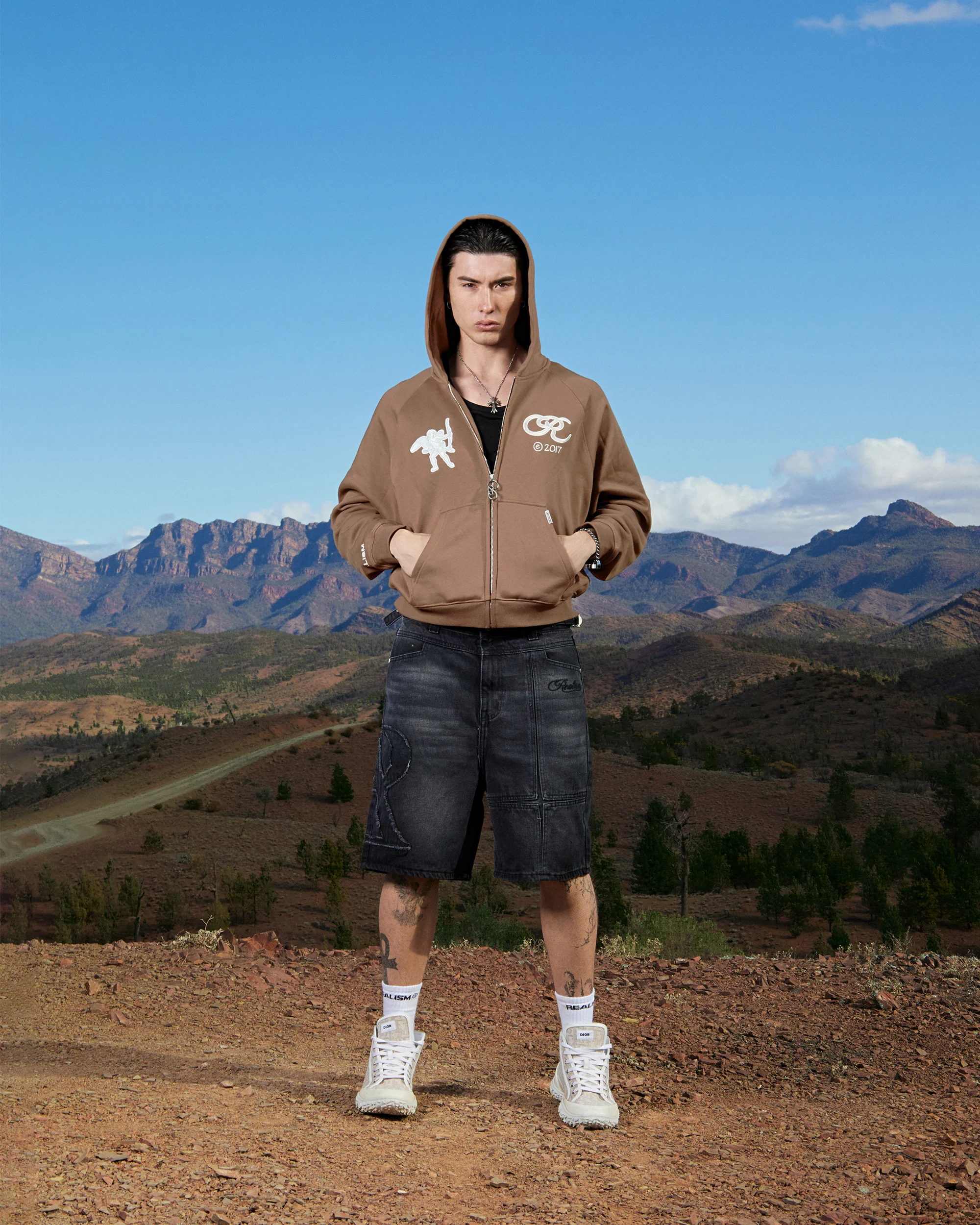 APOLLO ZIP HOODIE EARTH - Image 3