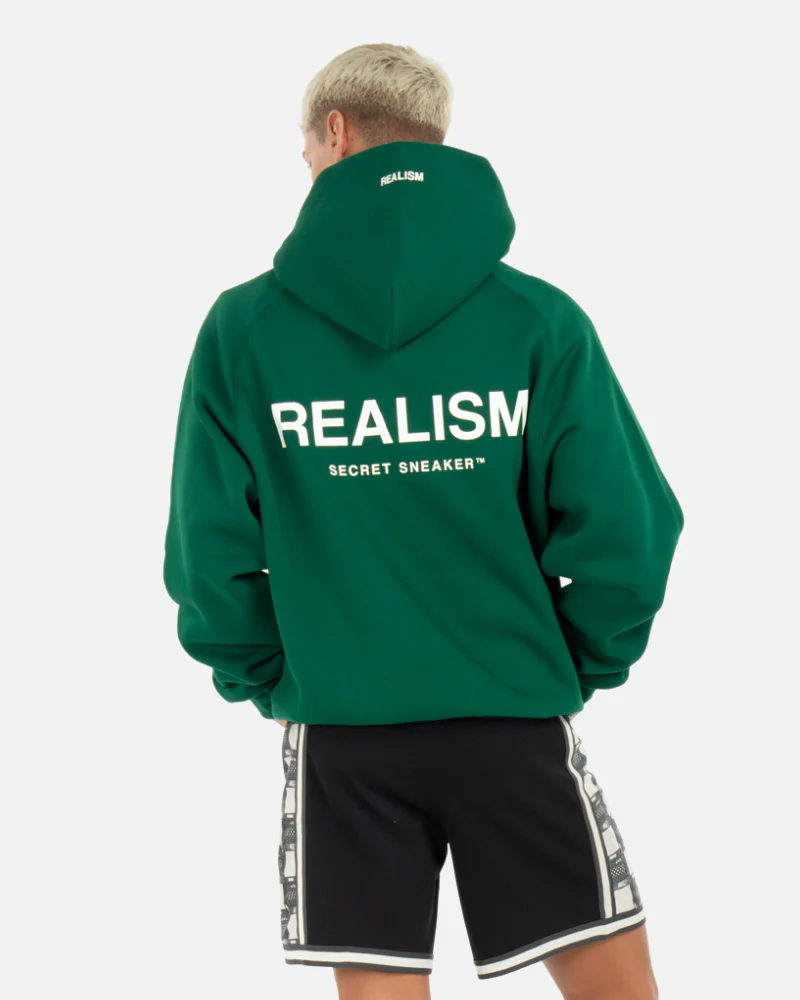 BACK LOGO HOODIE PINE GREEN - Image 5