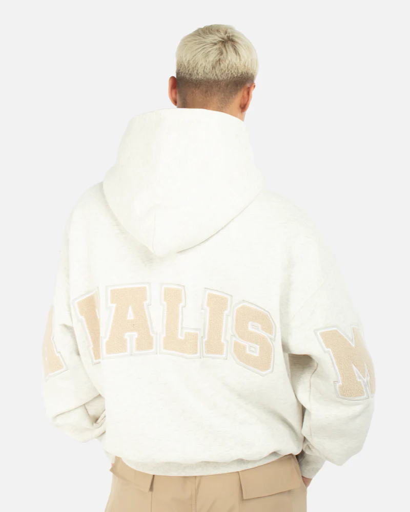 COLLEGE TEAM HOODIE OATMEAL - Image 3