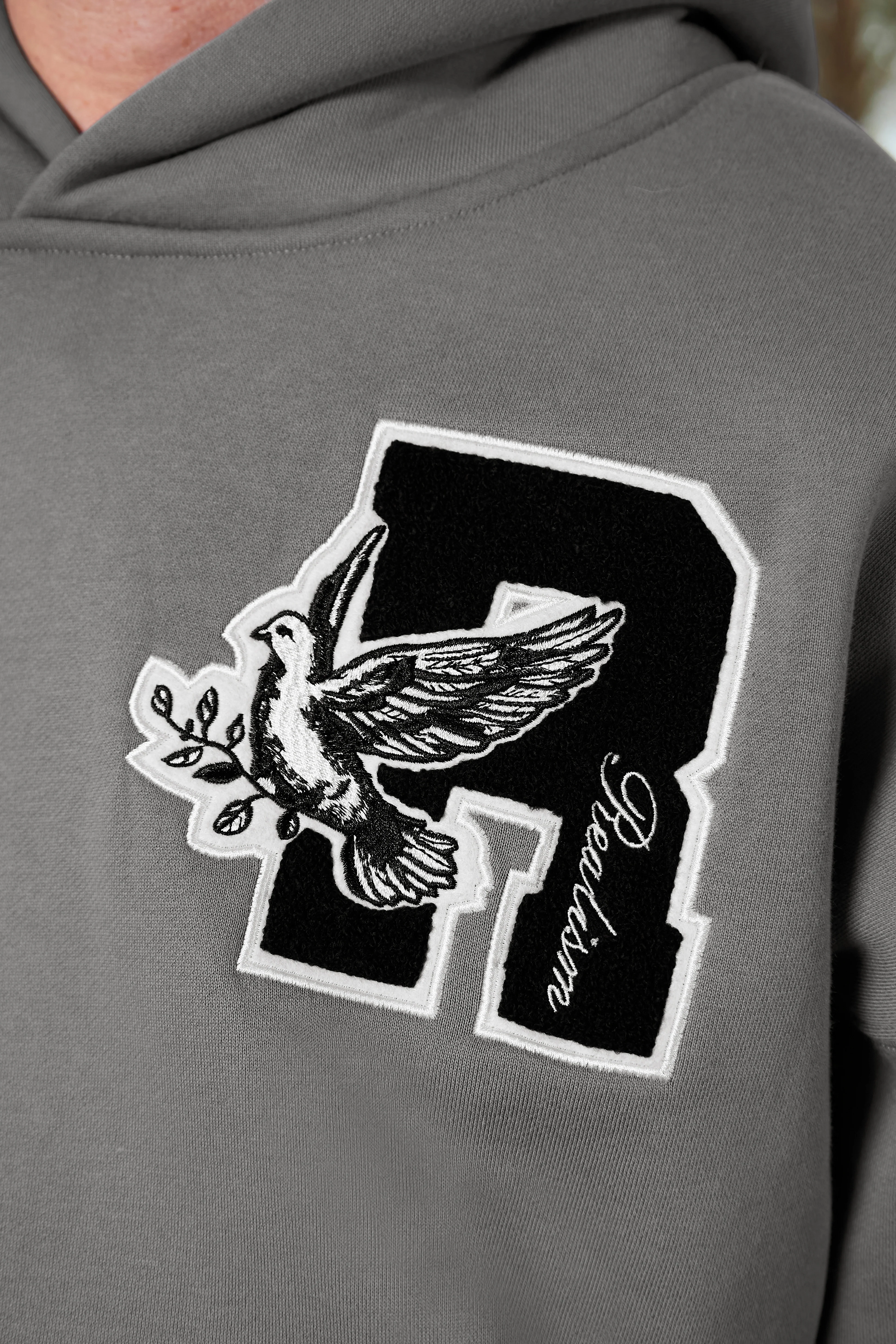 COLLEGE TEAM HOODIE V2 COOL GREY - Image 7