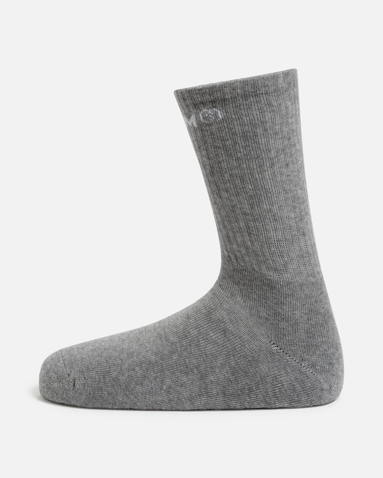 CORE LOGO SOCKS GREY MARLE - Image 3