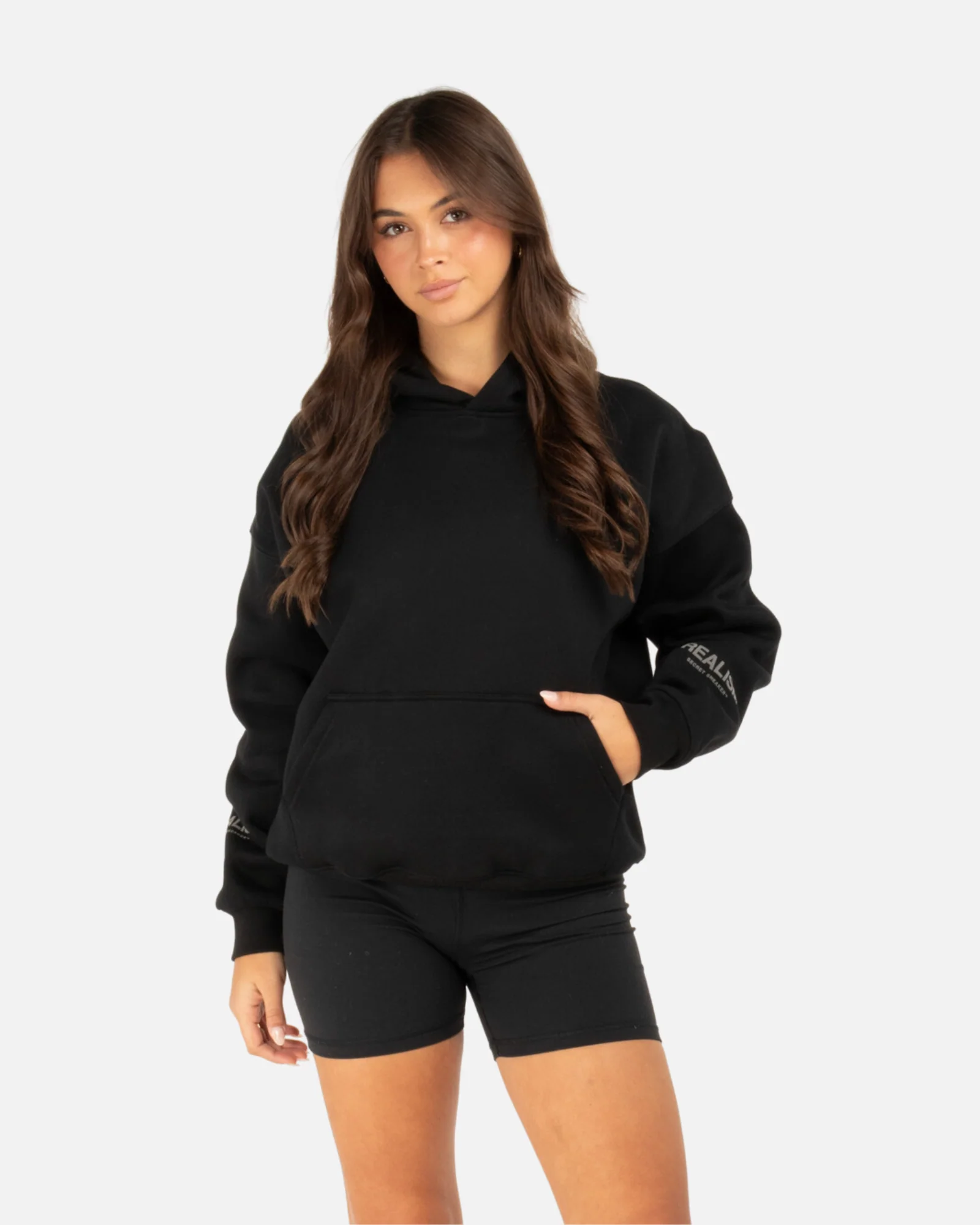 COURT BOXY HOODIE BLACK - Image 5