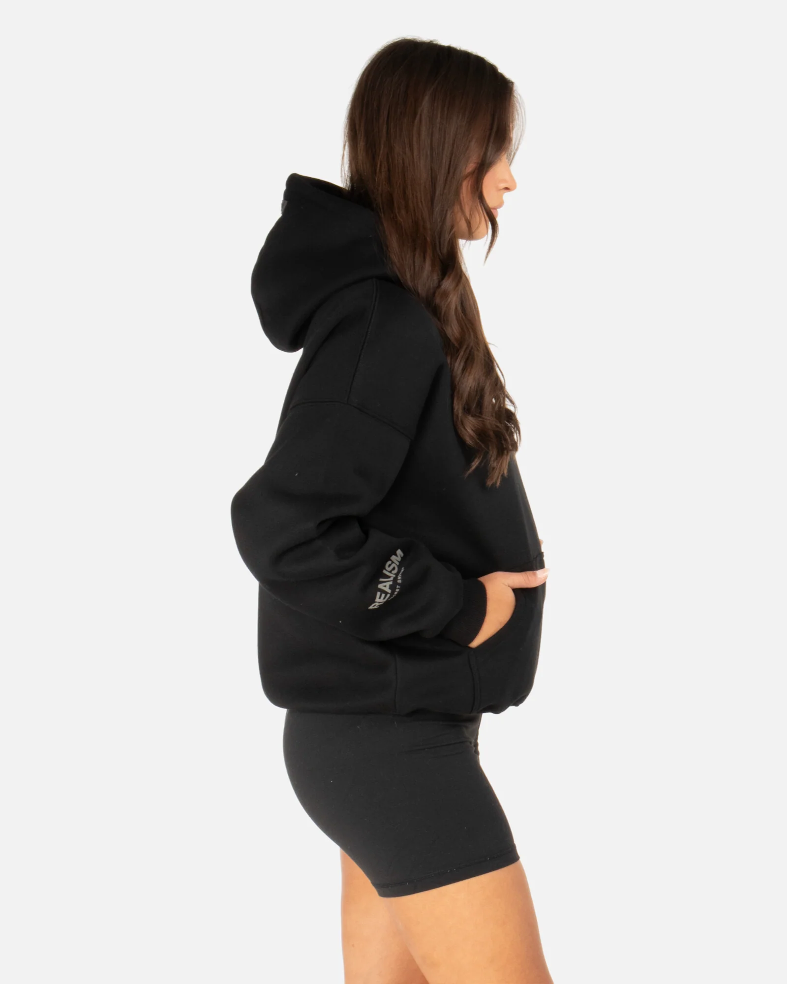 COURT BOXY HOODIE BLACK - Image 9