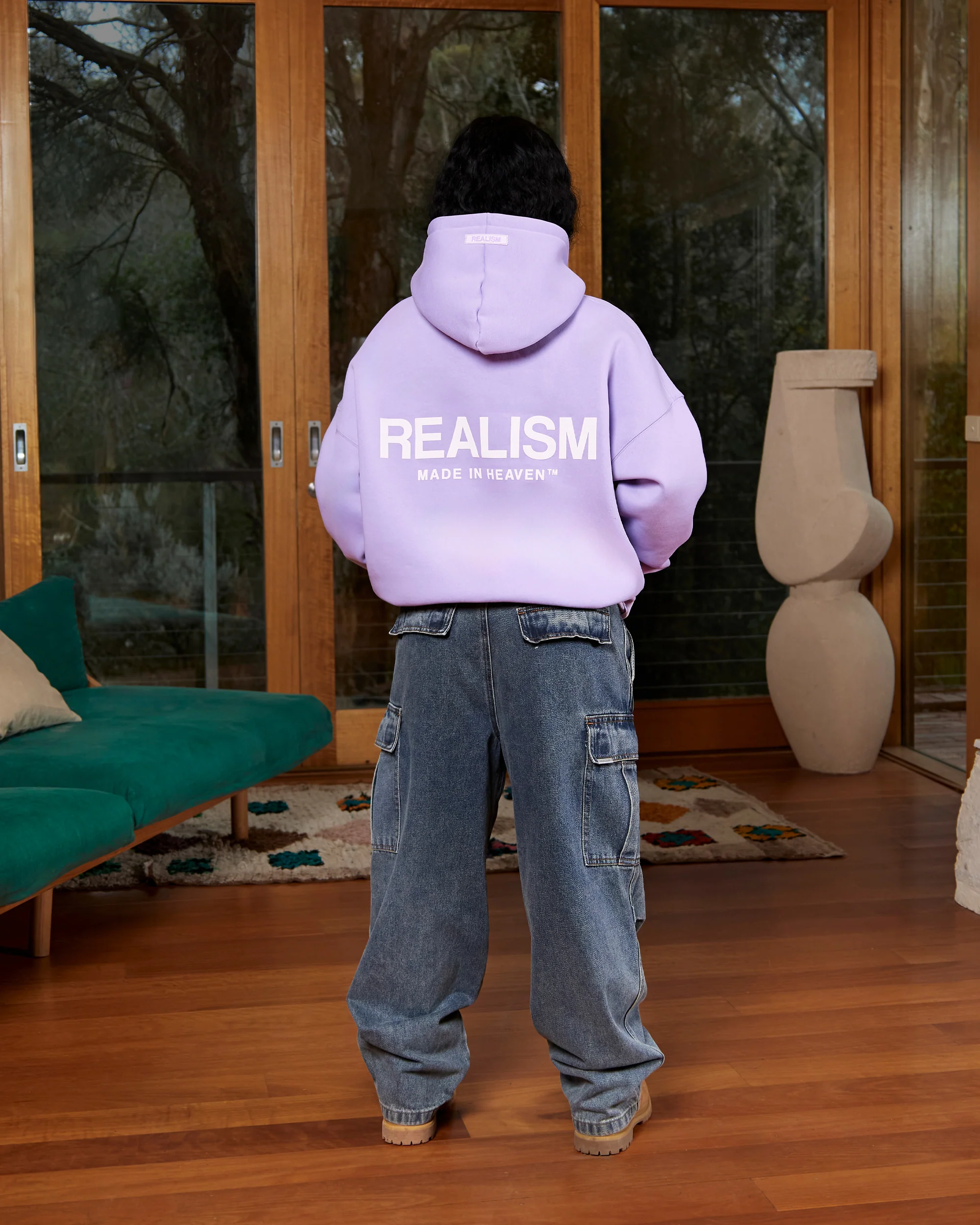 COURT BOXY HOODIE LAVENDER - Image 7