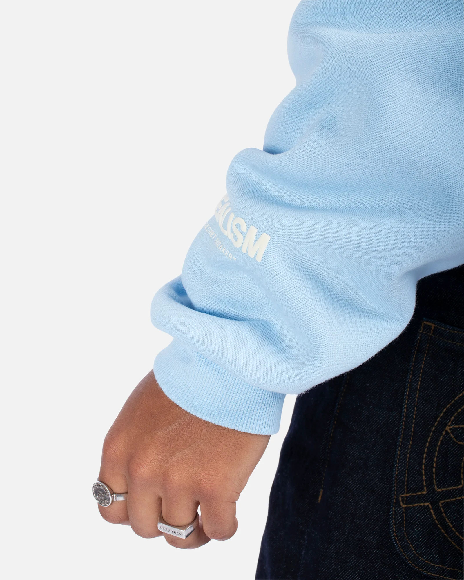 COURT BOXY HOODIE SKY BLUE - Image 16