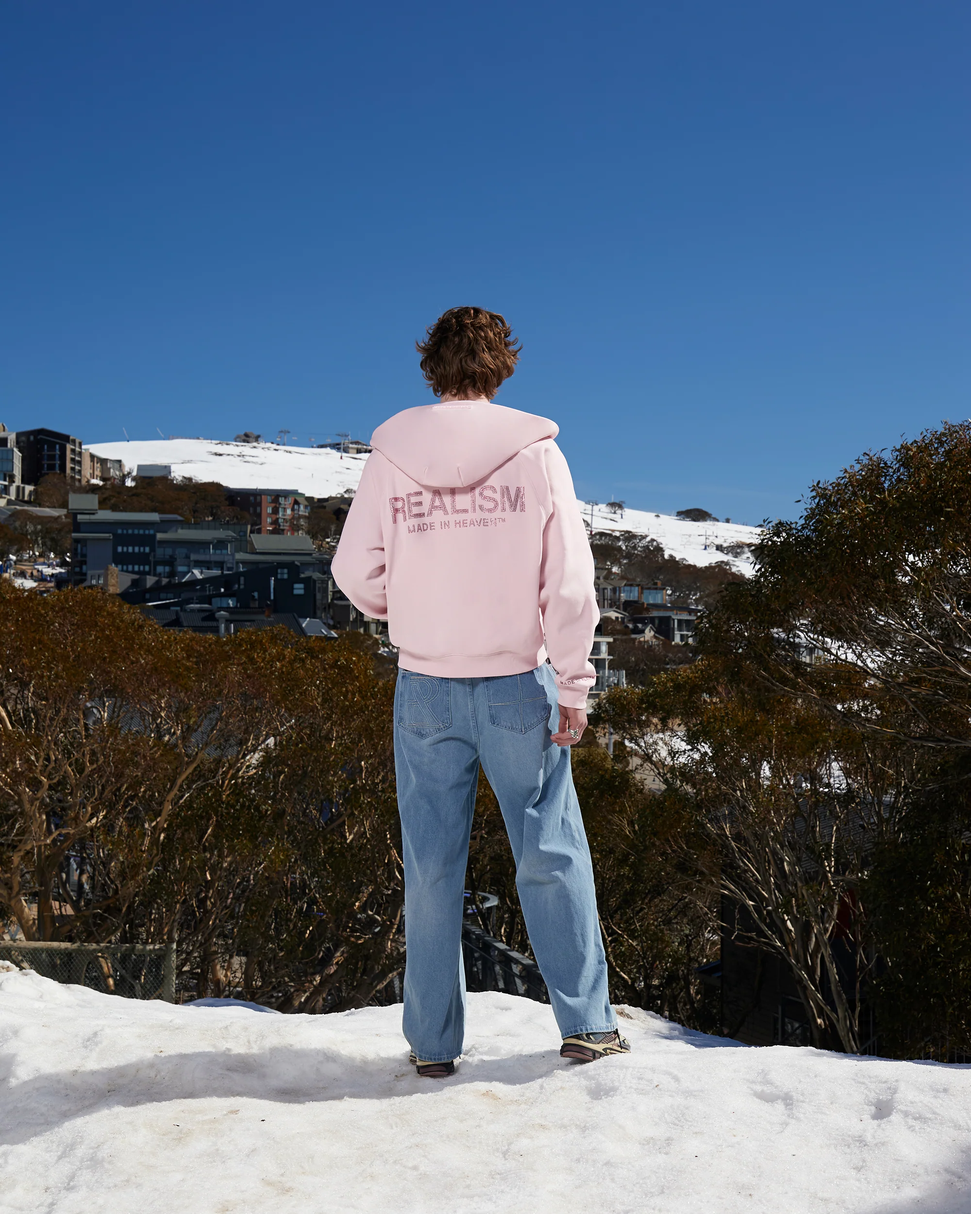 GLIMMER LOGO ZIP HOODIE V2 POWDER PINK - Image 10
