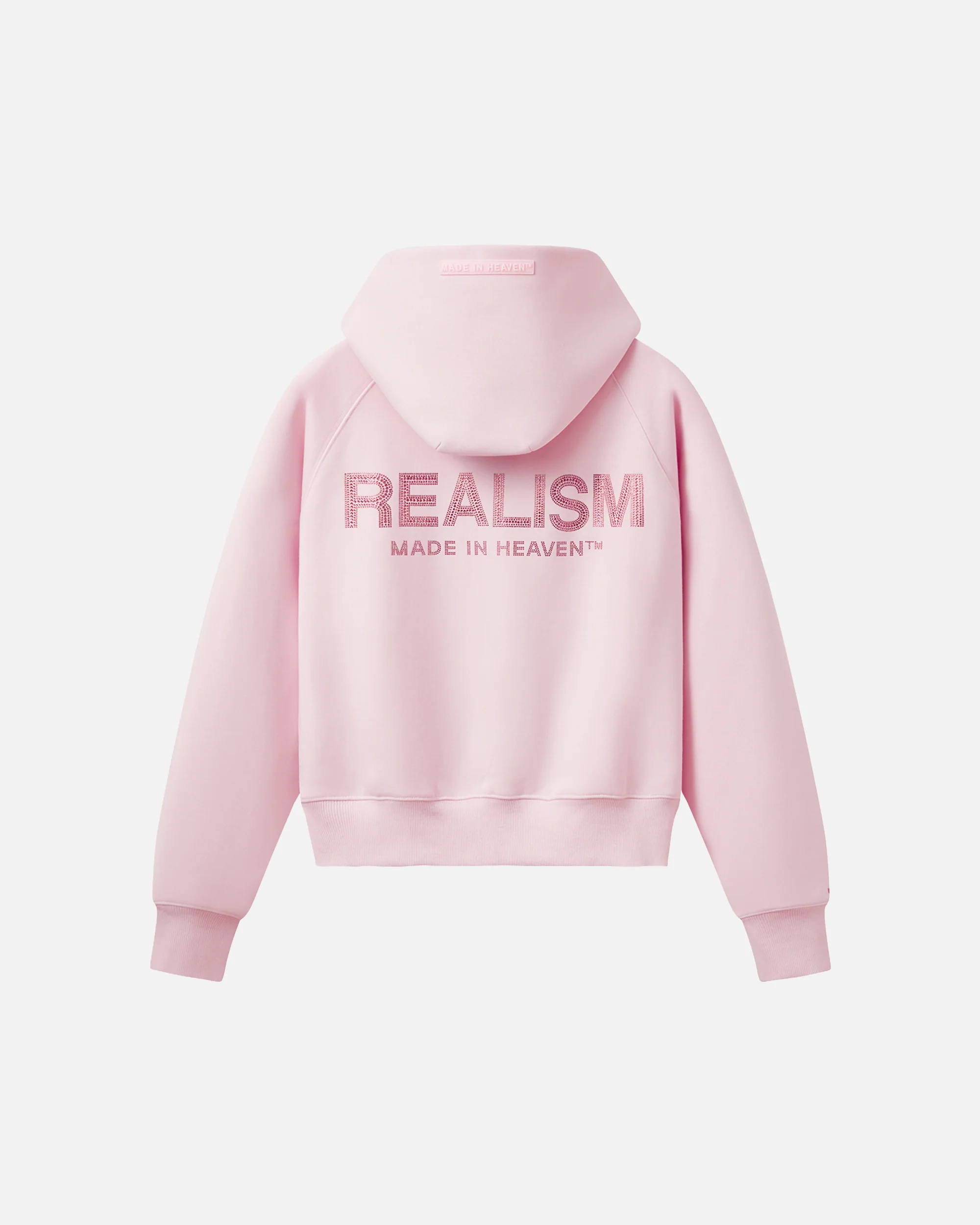 GLIMMER LOGO ZIP HOODIE V2 POWDER PINK - Image 2