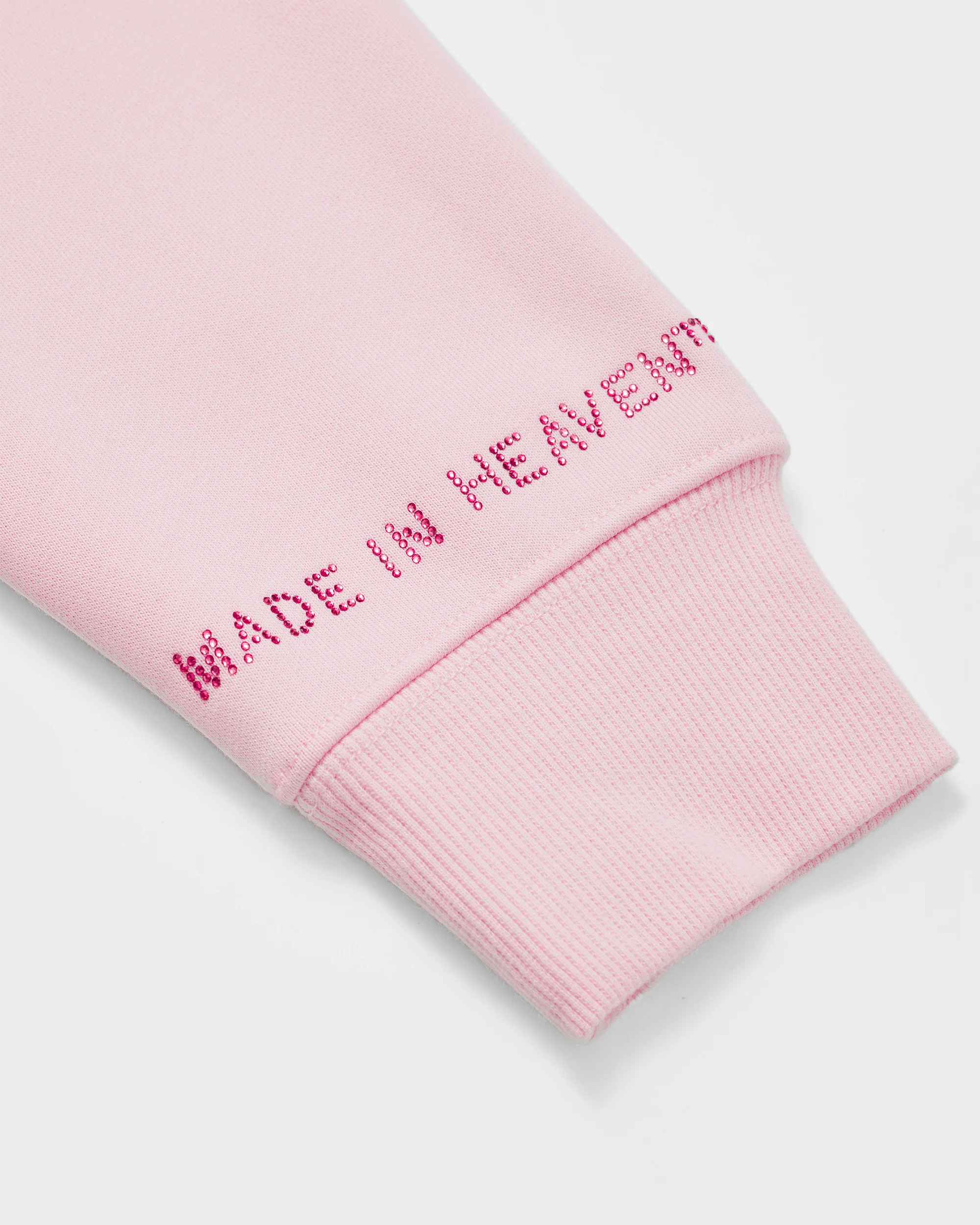 GLIMMER LOGO ZIP HOODIE V2 POWDER PINK - Image 7