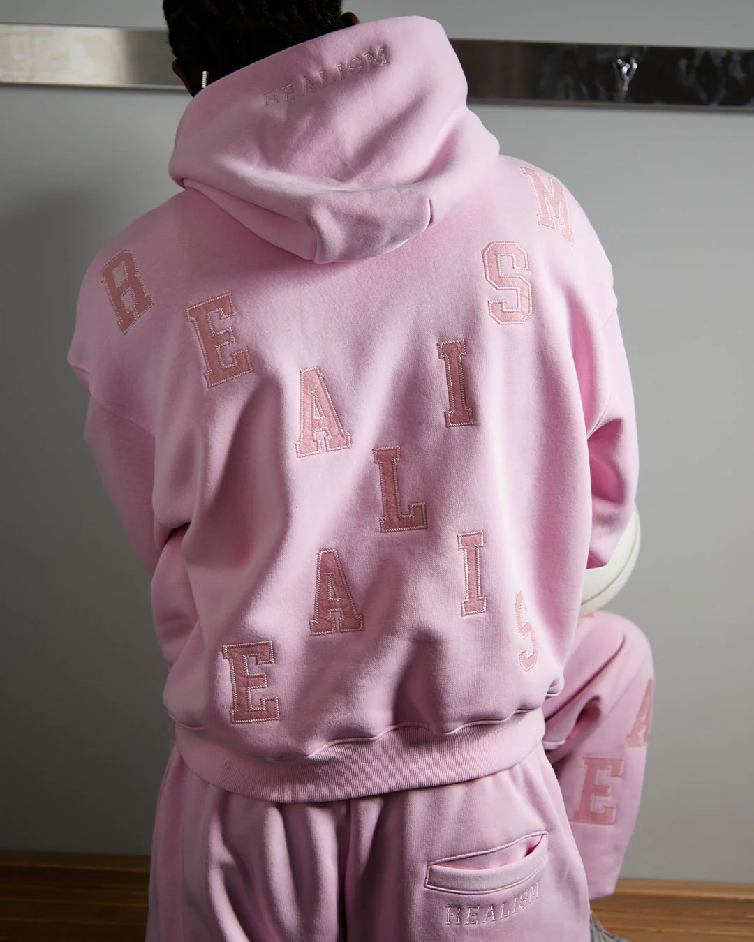 GRANDSTAND HOODIE BABY PINK - Image 10