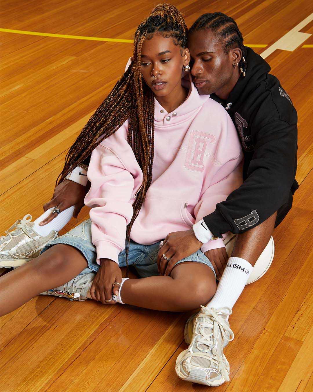 GRANDSTAND HOODIE BABY PINK - Image 6