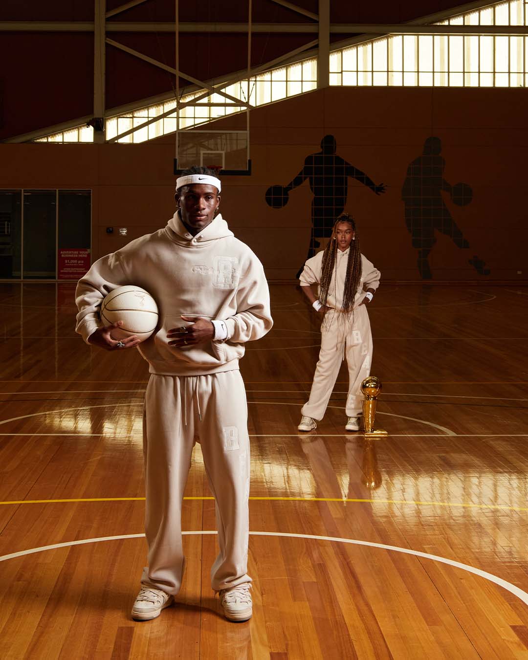 GRANDSTAND SWEATPANTS SANDSTONE - Image 3