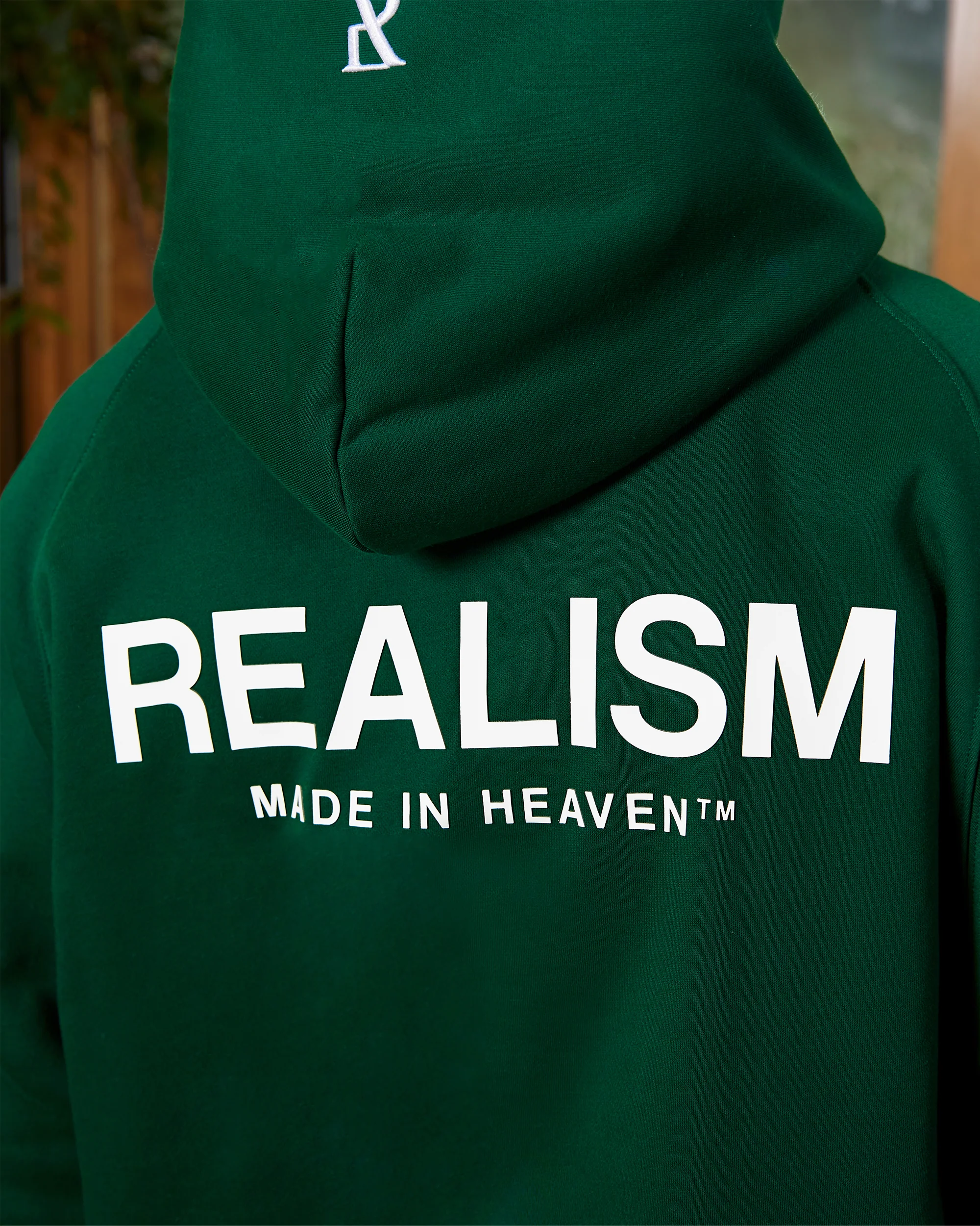 HEAVEN LOGO HOODIE HUNTER GREEN - Image 7