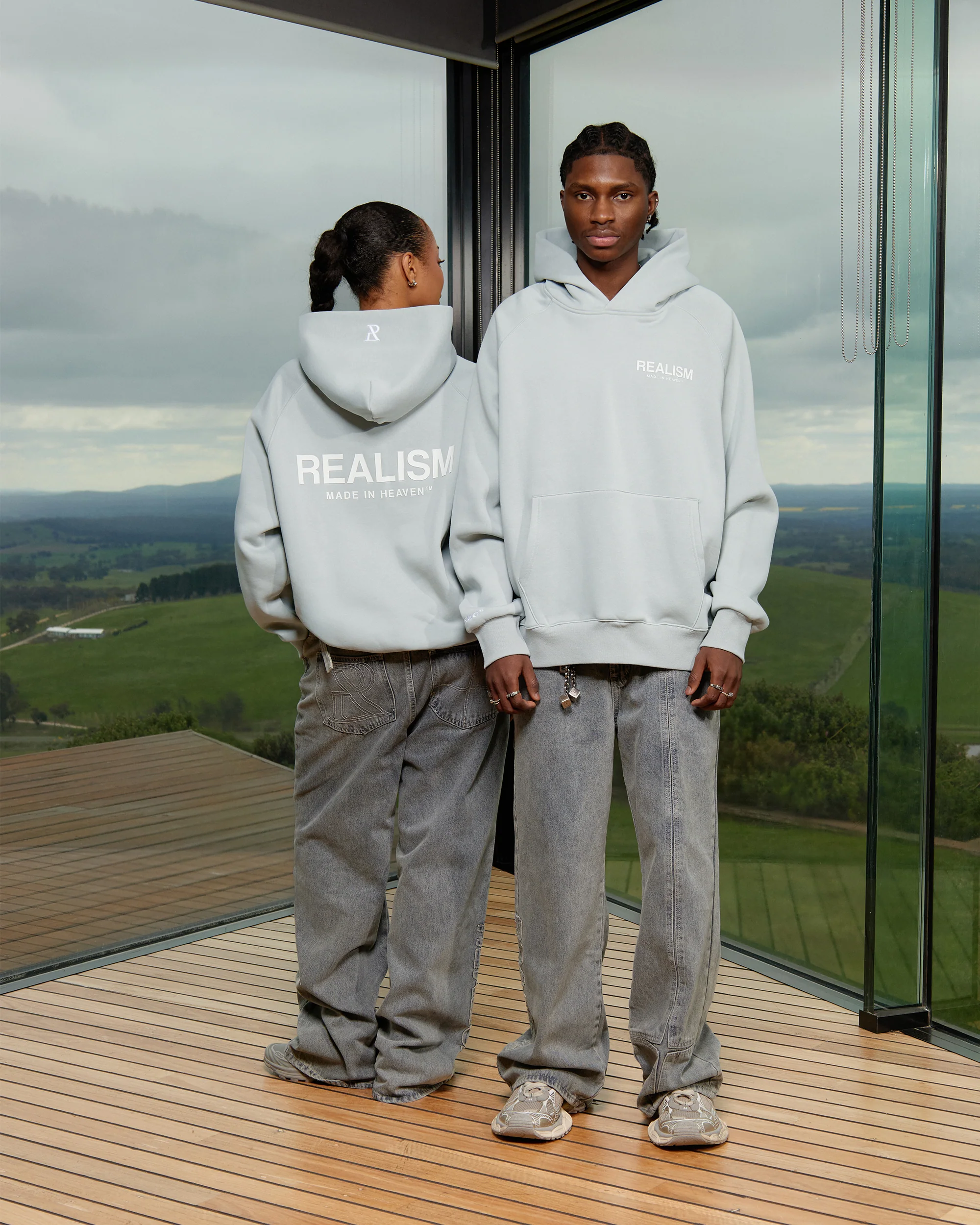 HEAVEN LOGO HOODIE SUB SLATE - Image 4