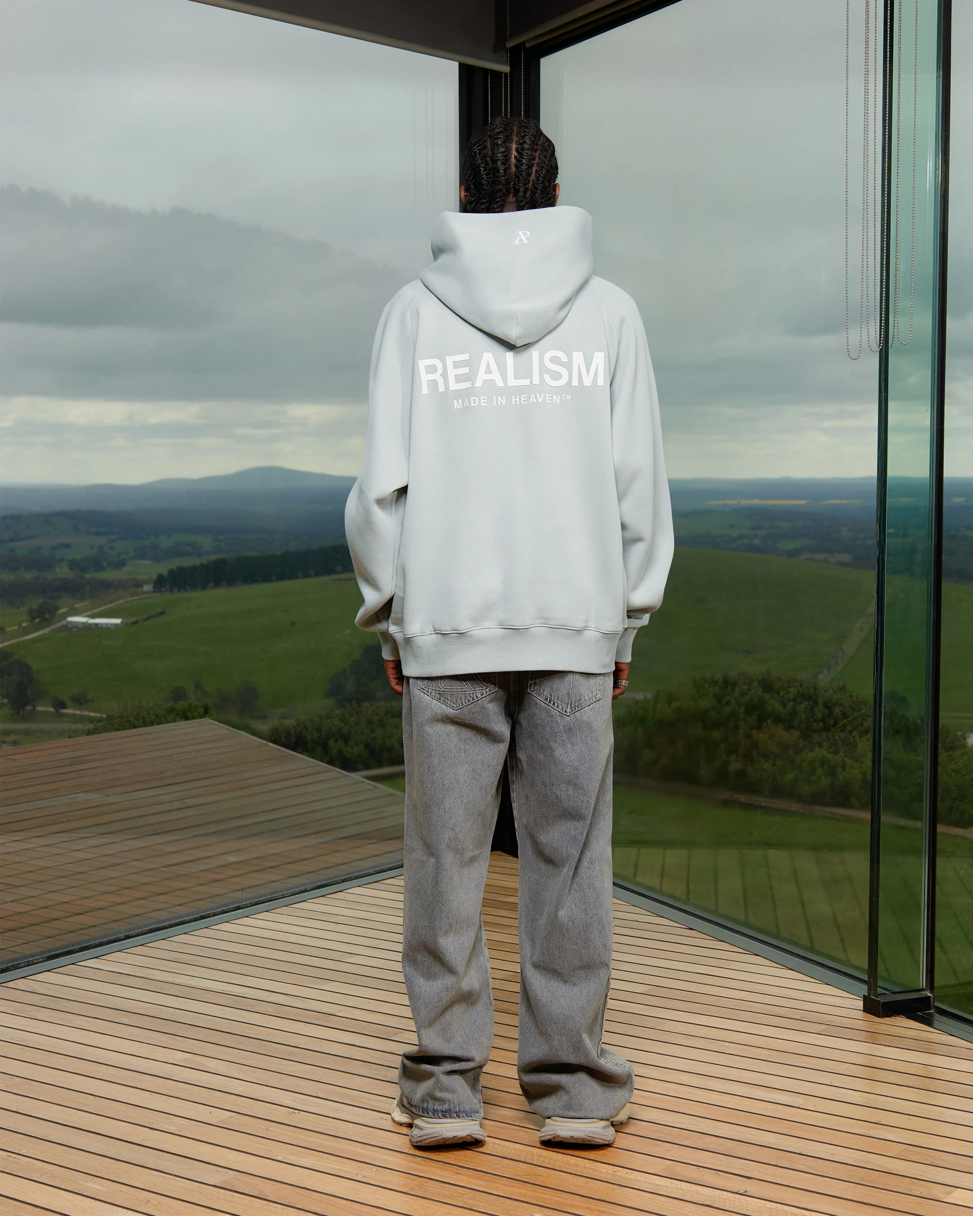 HEAVEN LOGO HOODIE SUB SLATE - Image 6
