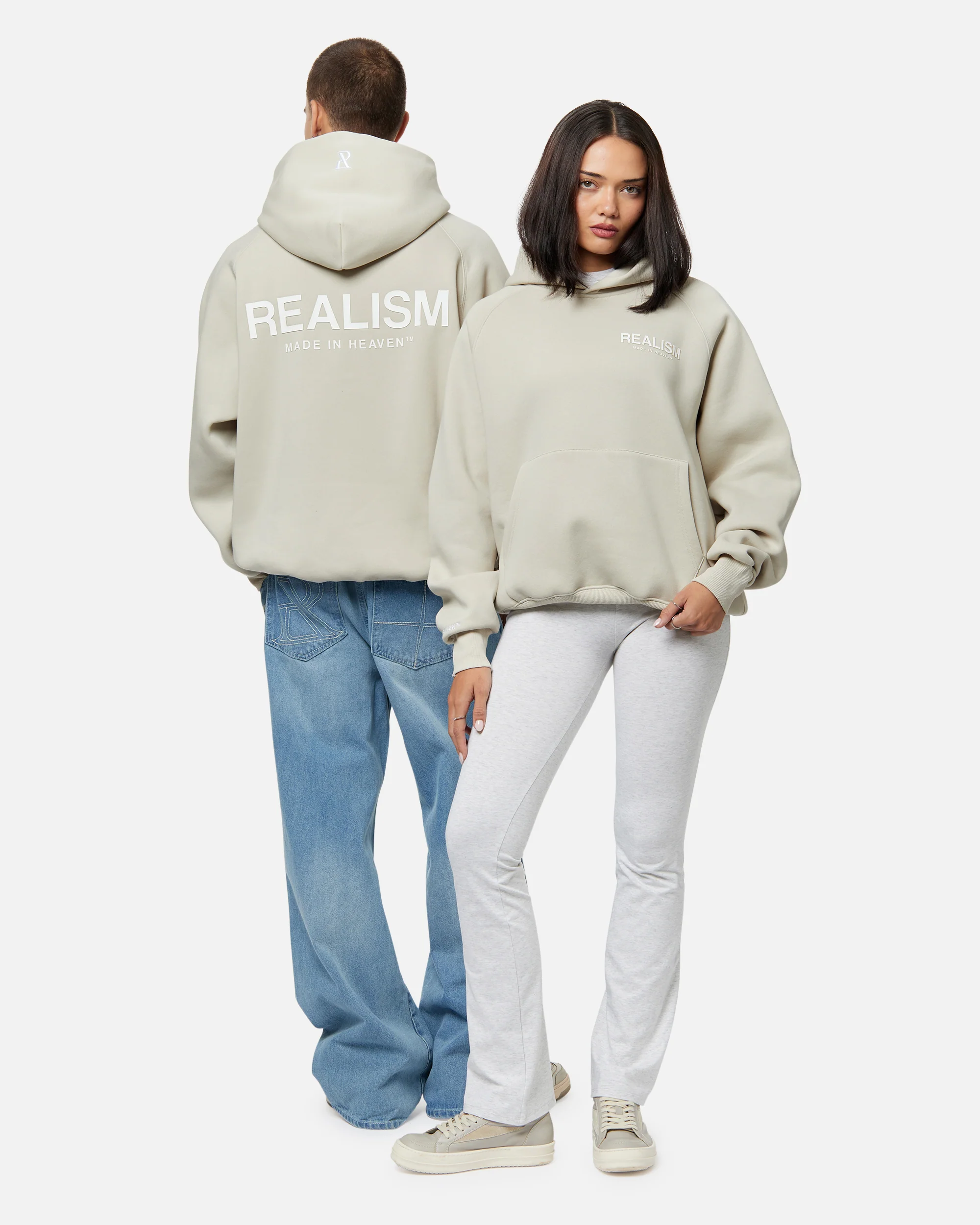 HEAVEN LOGO HOODIE WHEAT - Image 8