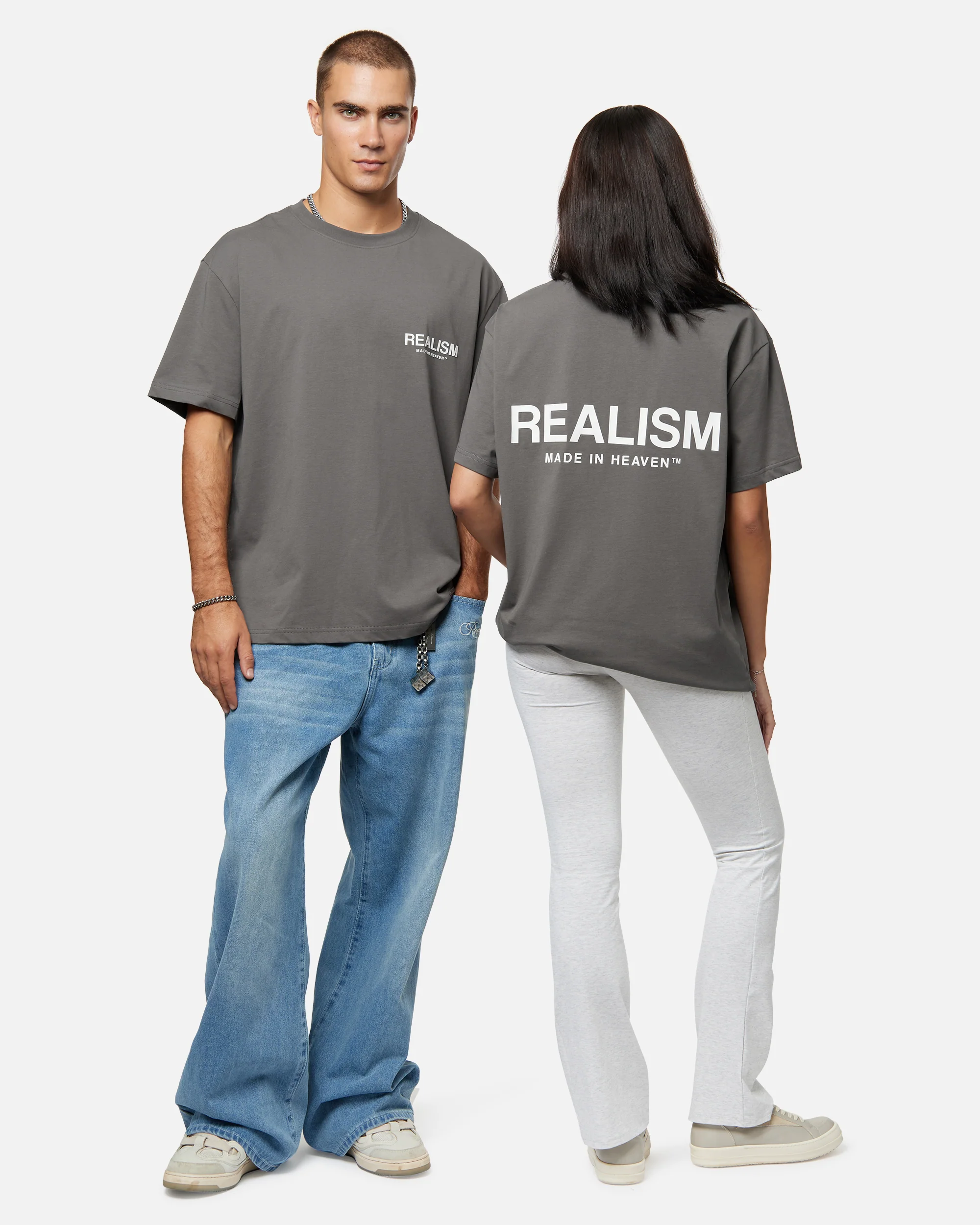 HEAVEN LOGO TEE COOL GREY - Image 8