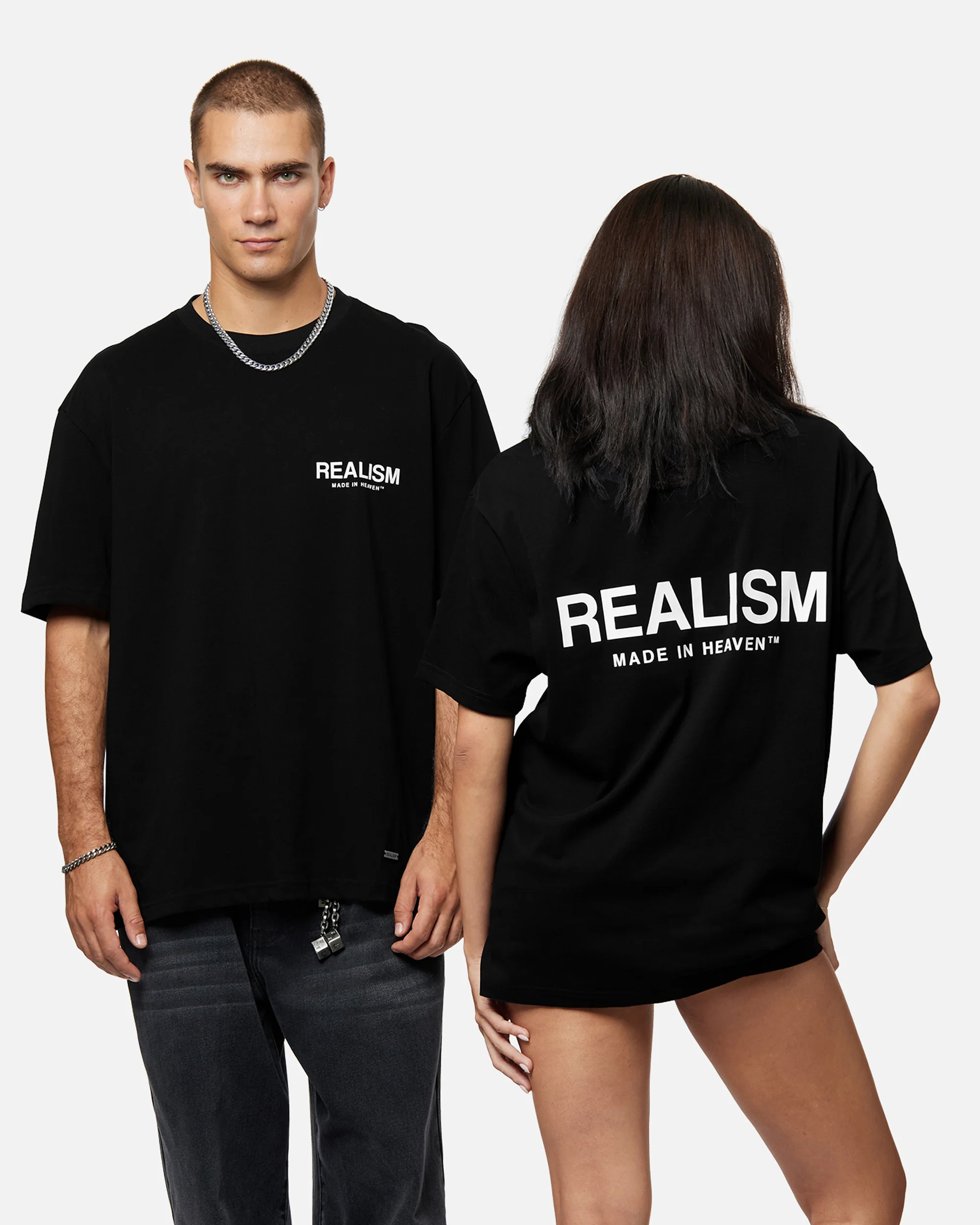 HEAVEN LOGO TEE JET BLACK - Image 3