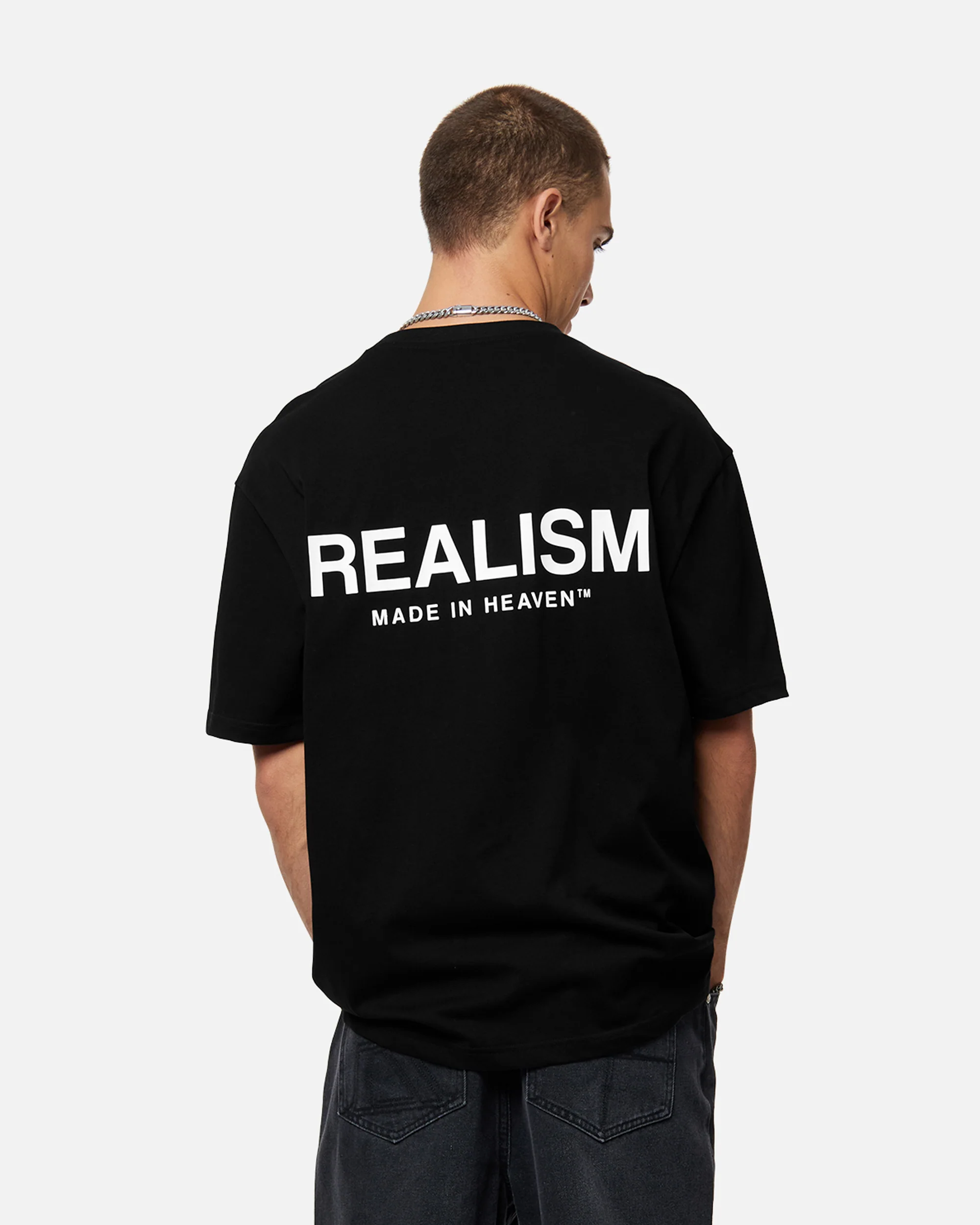 HEAVEN LOGO TEE JET BLACK - Image 5