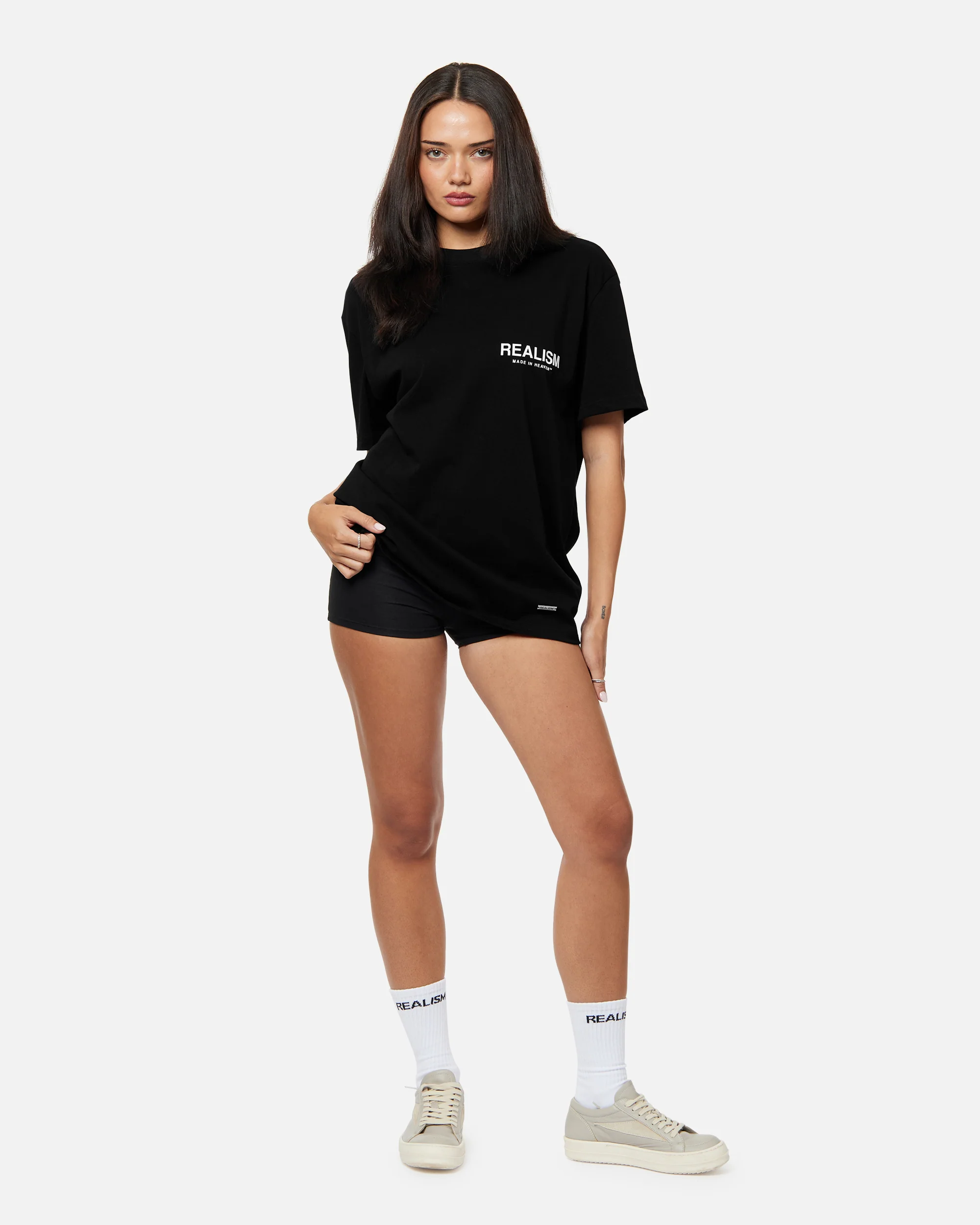 HEAVEN LOGO TEE JET BLACK - Image 6