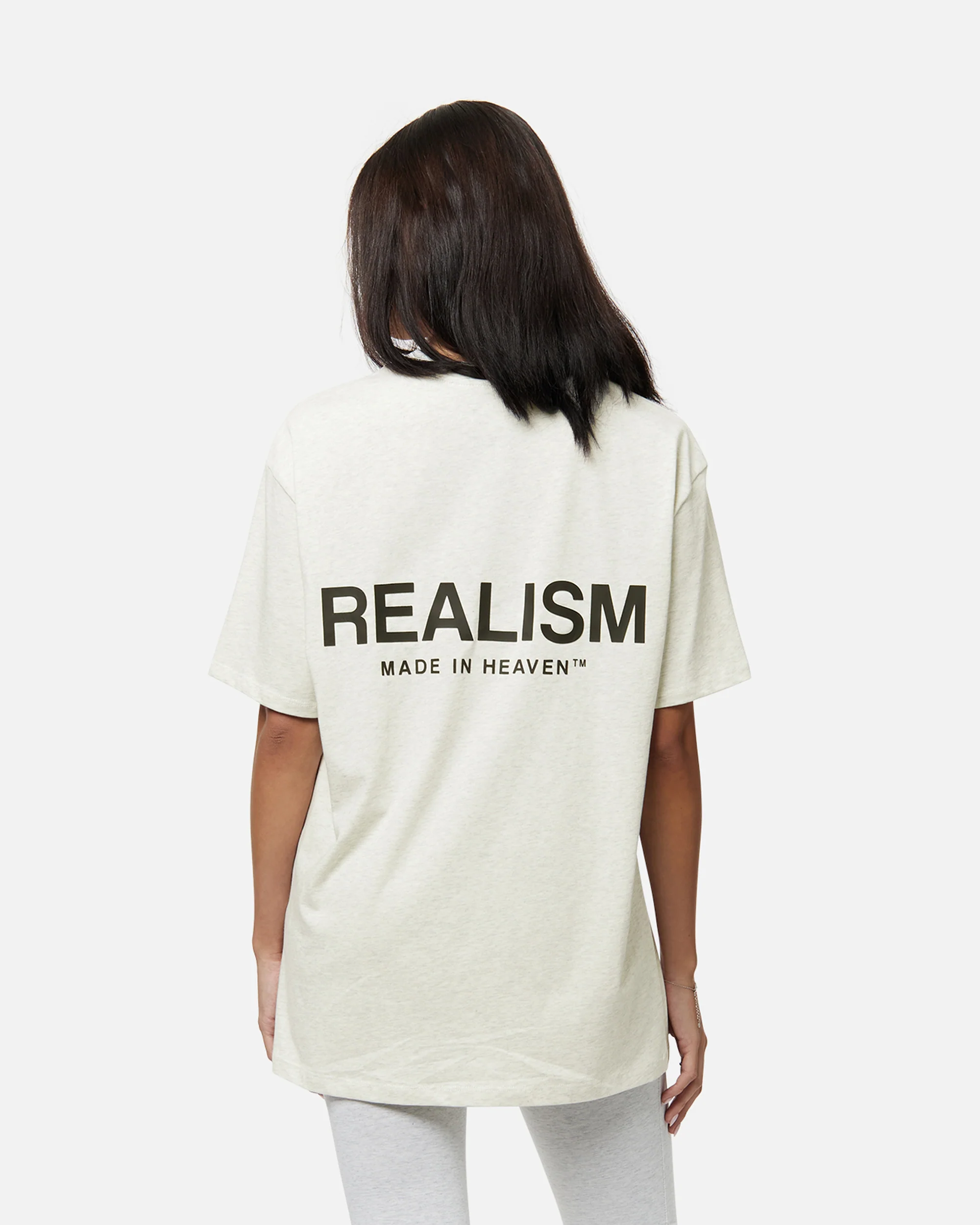 HEAVEN LOGO TEE OATMEAL - Image 6