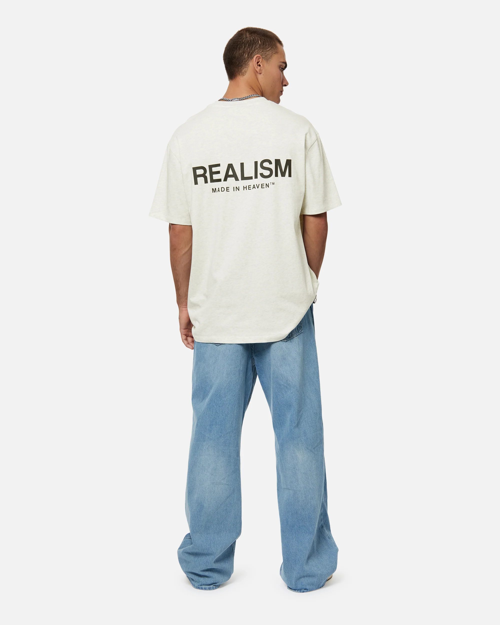 HEAVEN LOGO TEE OATMEAL - Image 8