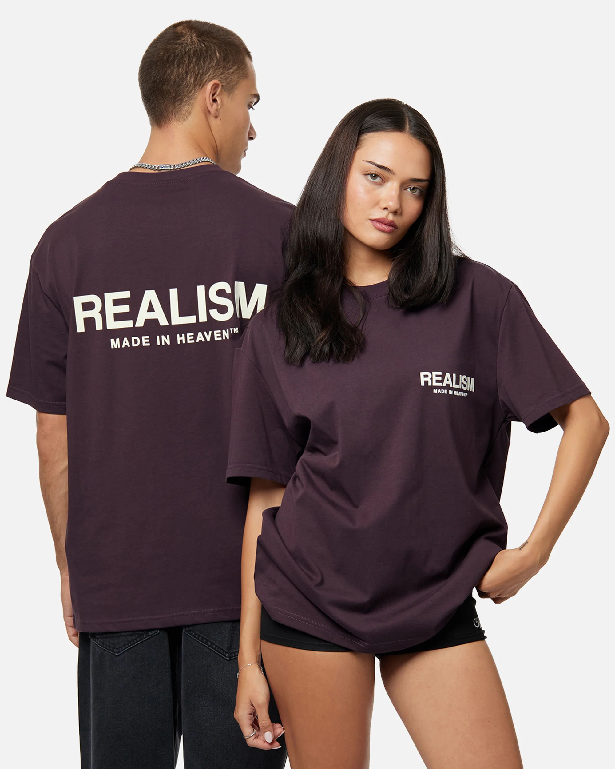 HEAVEN LOGO TEE PLUM - Image 3