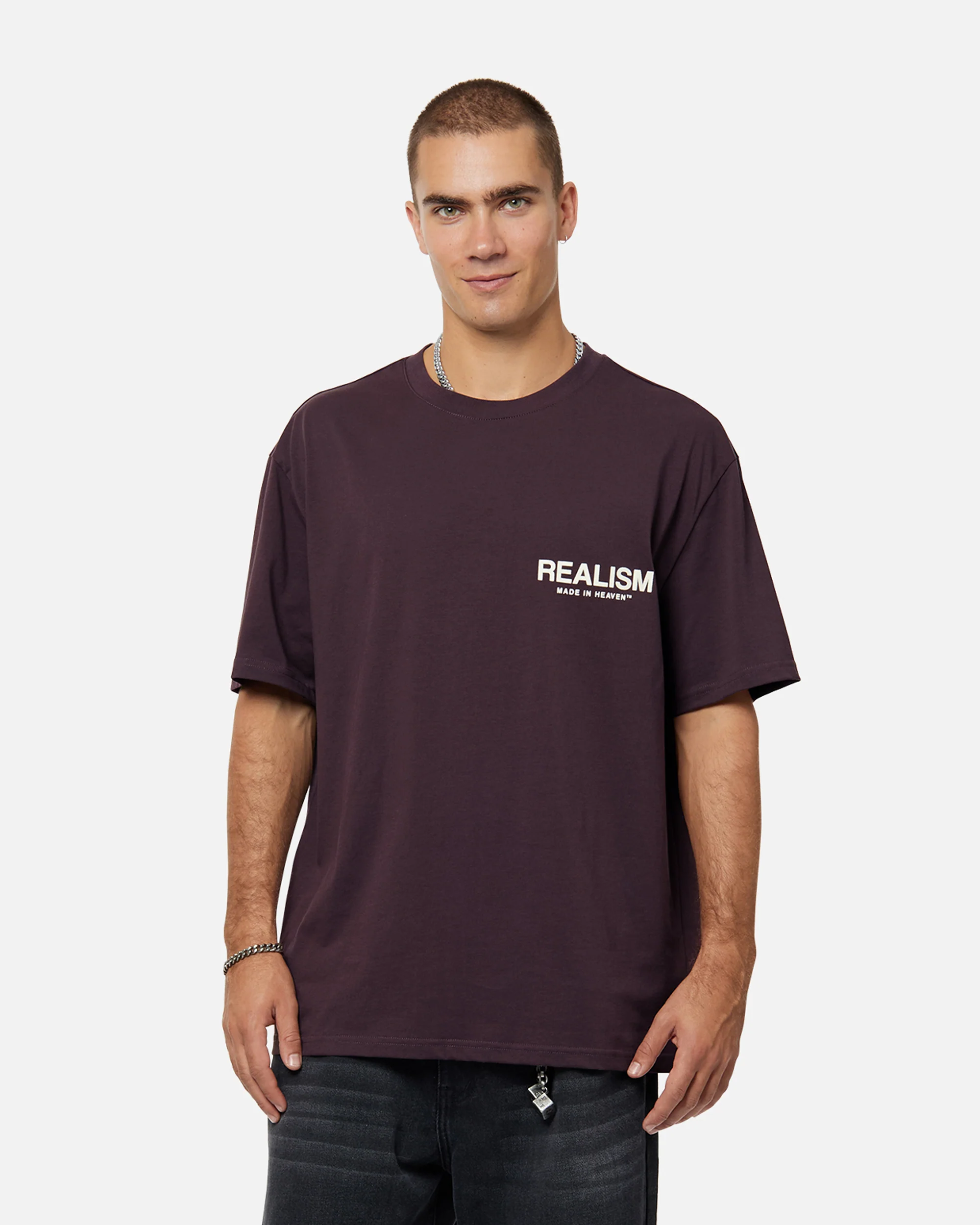 HEAVEN LOGO TEE PLUM - Image 7