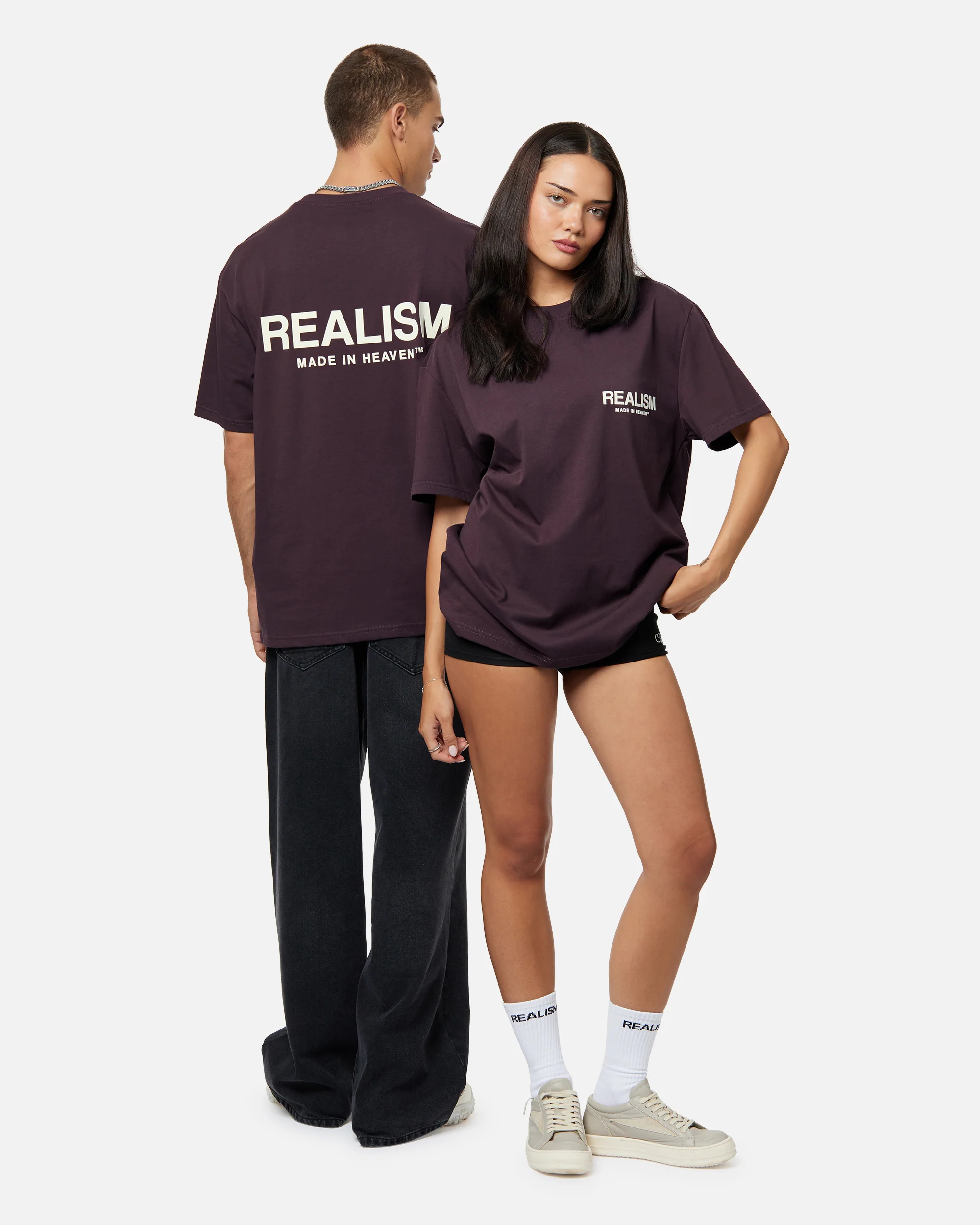 HEAVEN LOGO TEE PLUM - Image 8