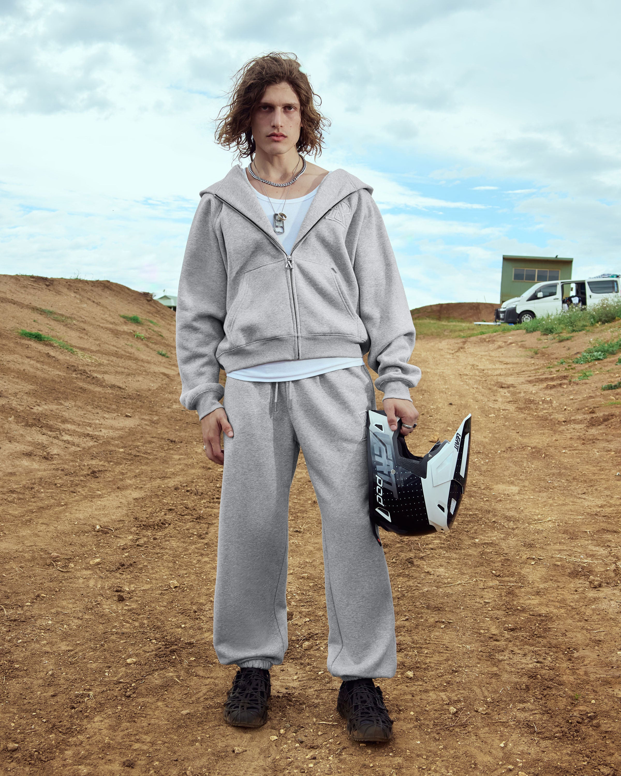 LEGACY SWEATPANTS GREY MARLE - Image 4