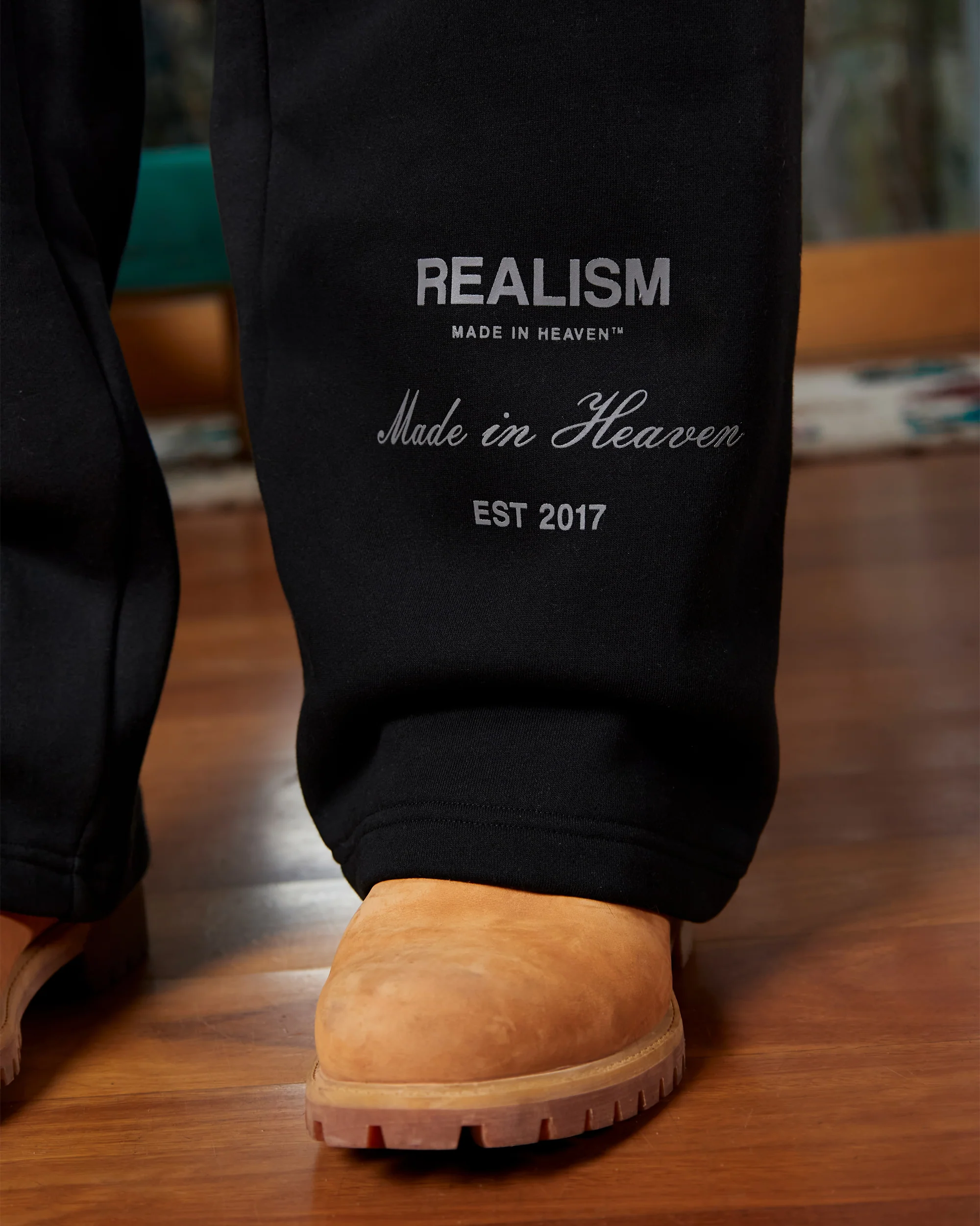 RADIANT SWEATPANTS OPEN LEG BLACK - Image 8
