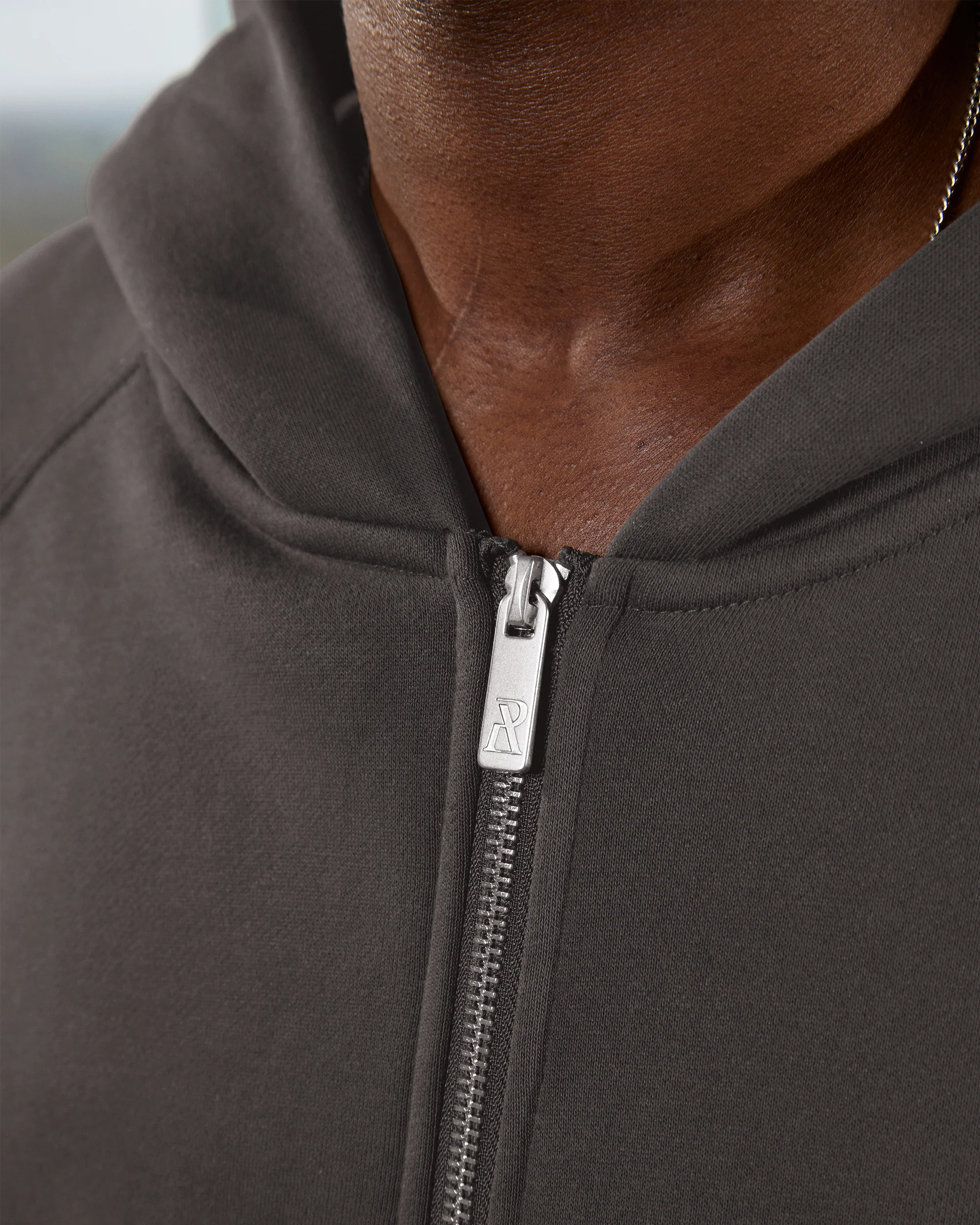 RADIANT ZIP HOODIE ASPHALT - Image 7