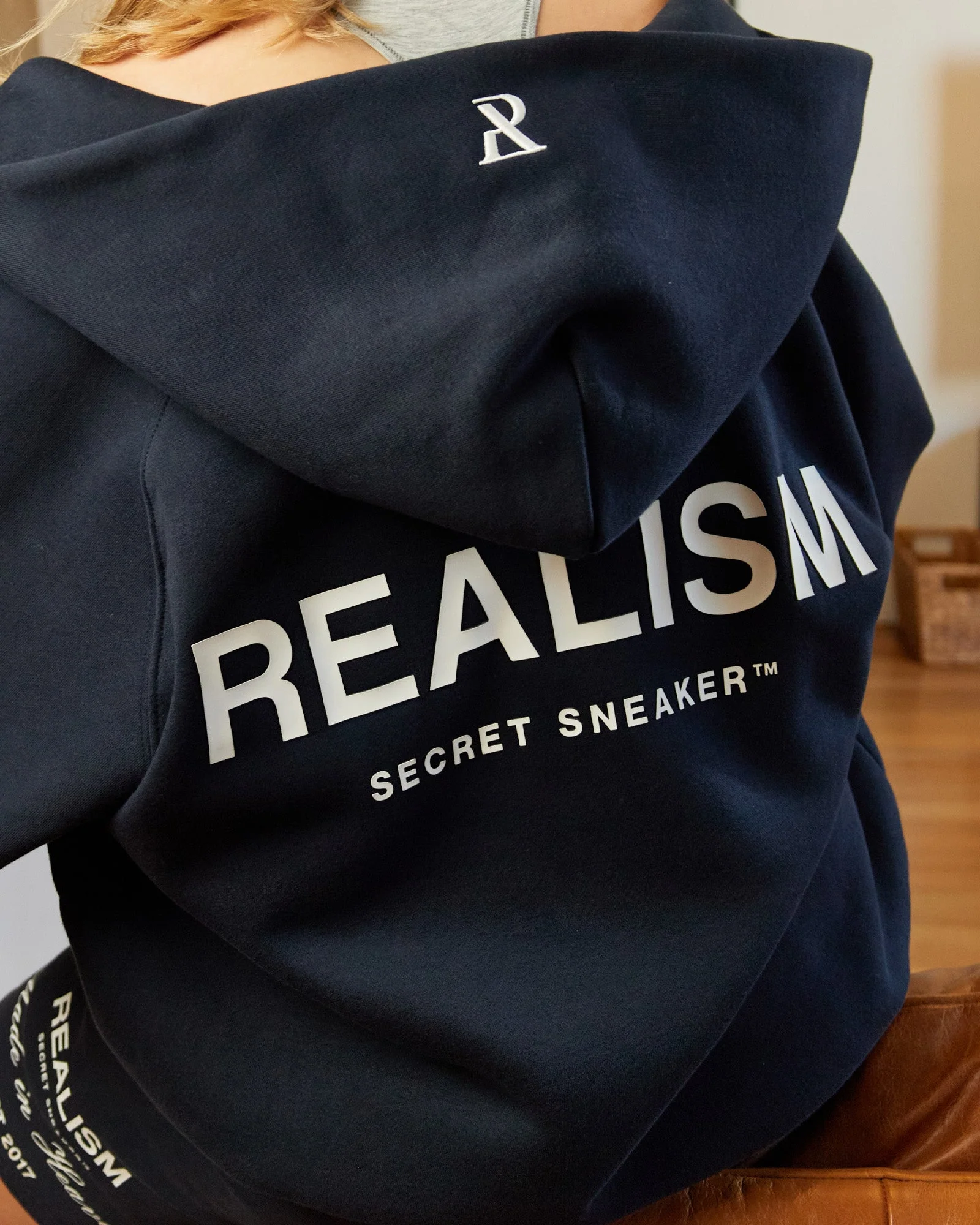 RADIANT ZIP HOODIE ROYAL NAVY - Image 4
