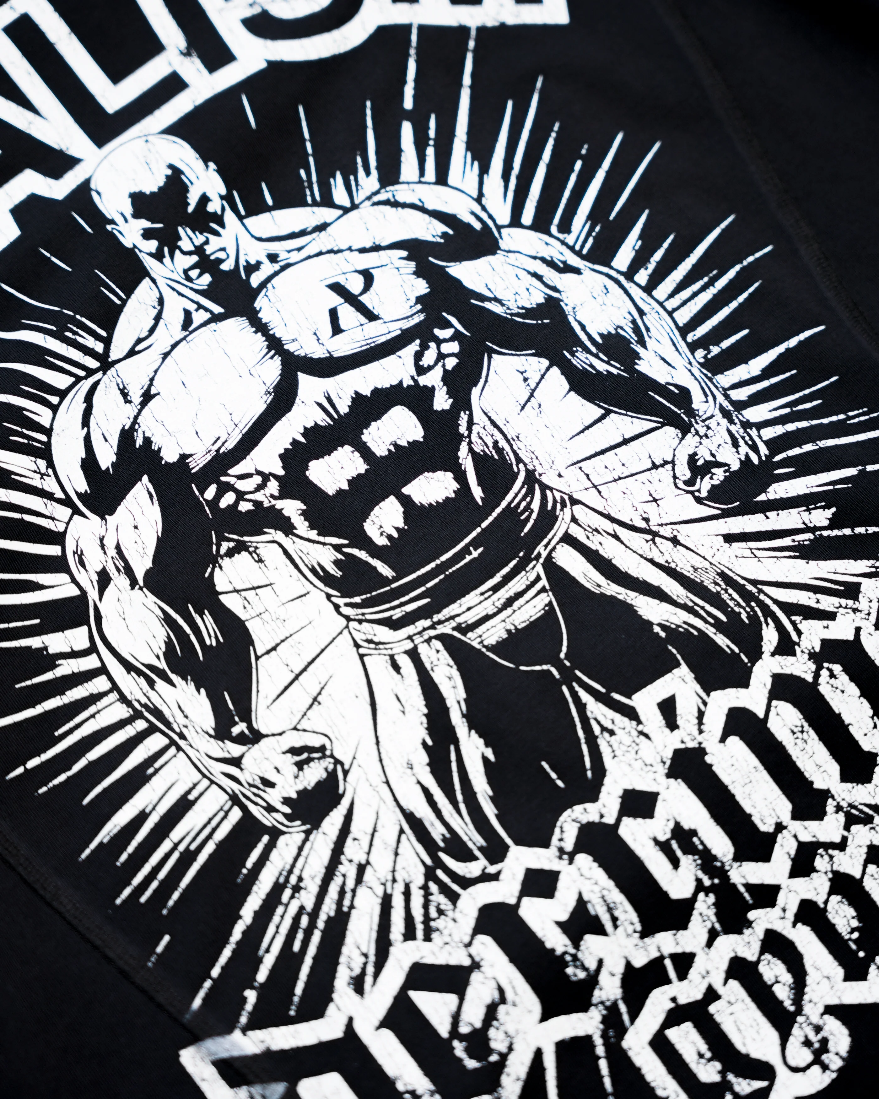 REALISM X DERRIMUT GYM MUSCLE BEACH TEE STONE WASHED BLACK - Image 5