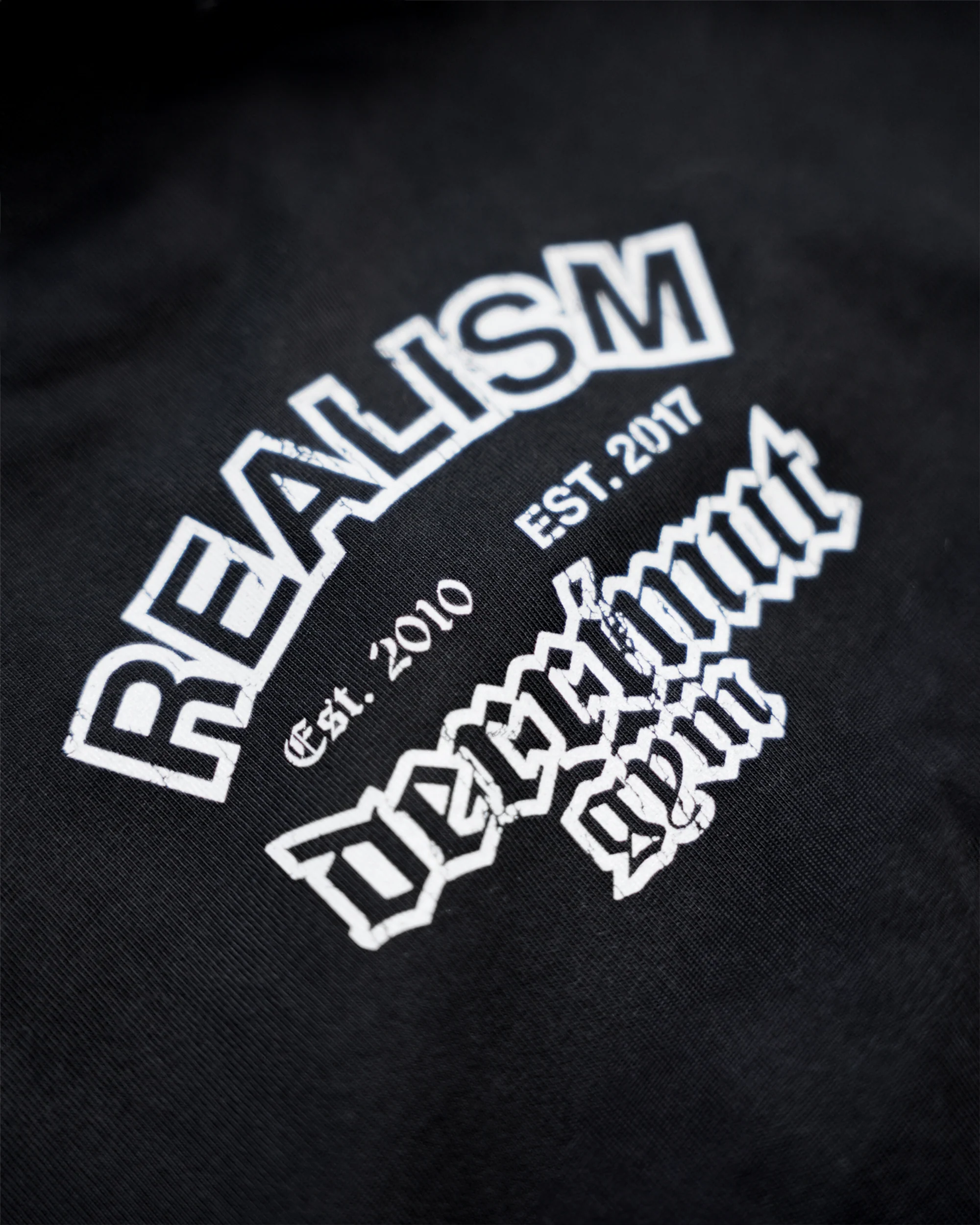 REALISM X DERRIMUT GYM MUSCLE BEACH TEE STONE WASHED BLACK - Image 6