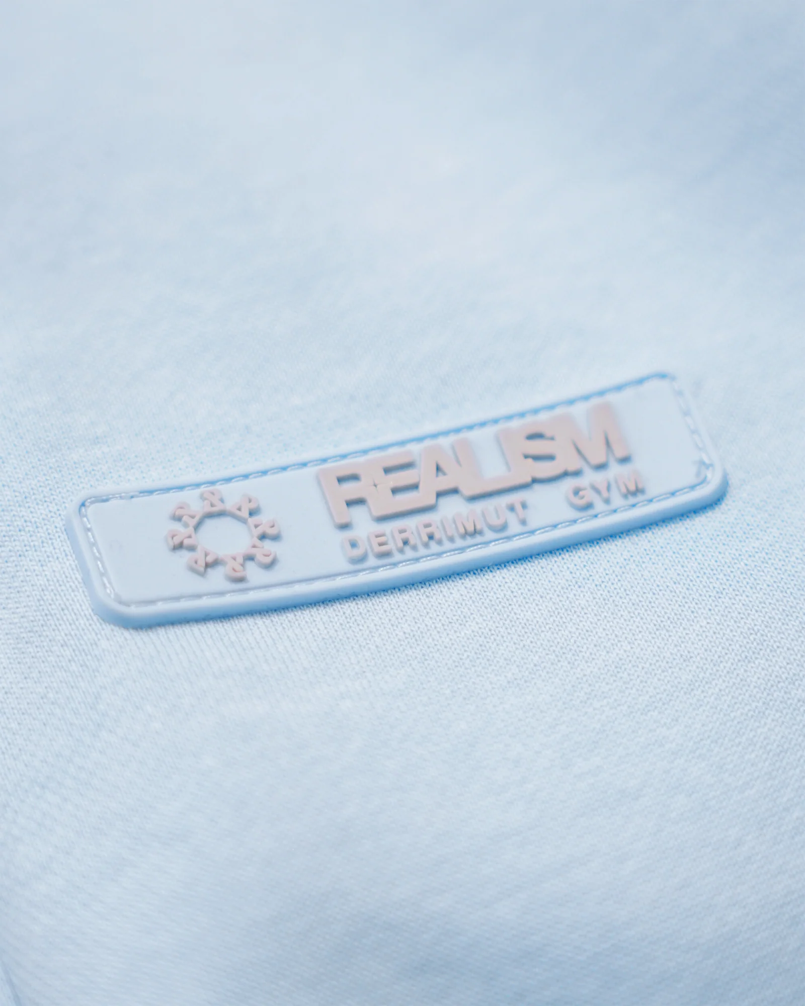 REALISM X DERRIMUT GYM OLD SCHOOL ECHO SWEATPANTS BABY BLUE - Image 6