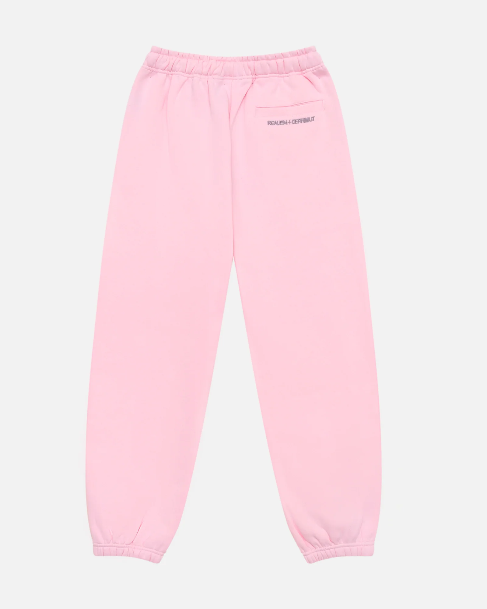 REALISM X DERRIMUT GYM OLD SCHOOL ECHO SWEATPANTS BABY PINK - Image 2
