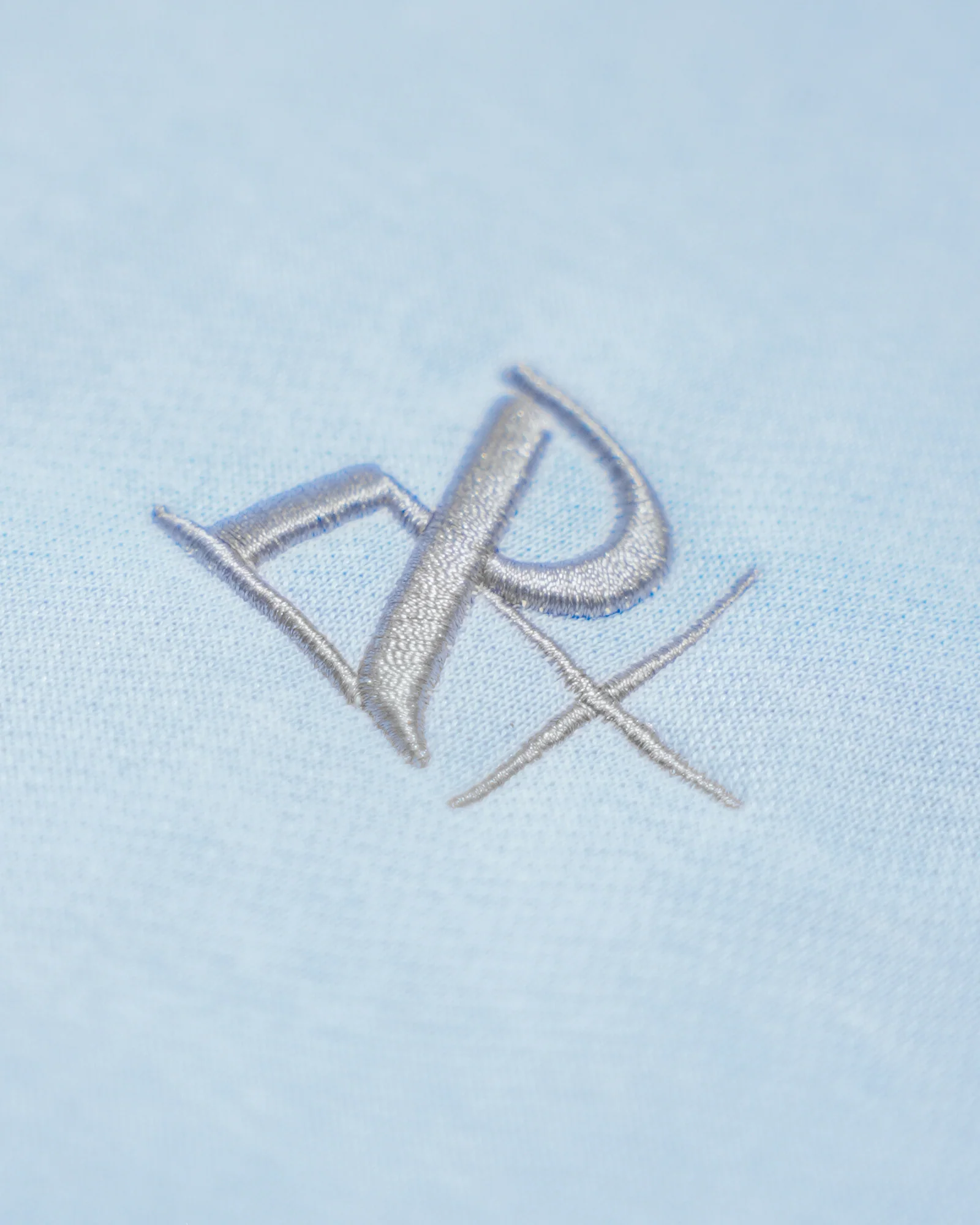 REALISM X DERRIMUT GYM OLD SCHOOL ECHO ZIP HOODIE BABY BLUE - Image 5
