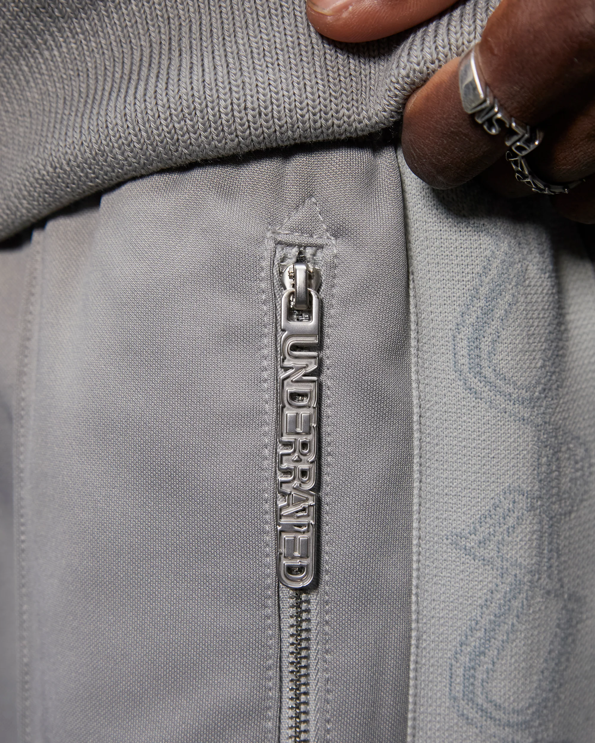 REALISM X UNDERRATED RUN LINE TRACK PANT GREY - Image 9
