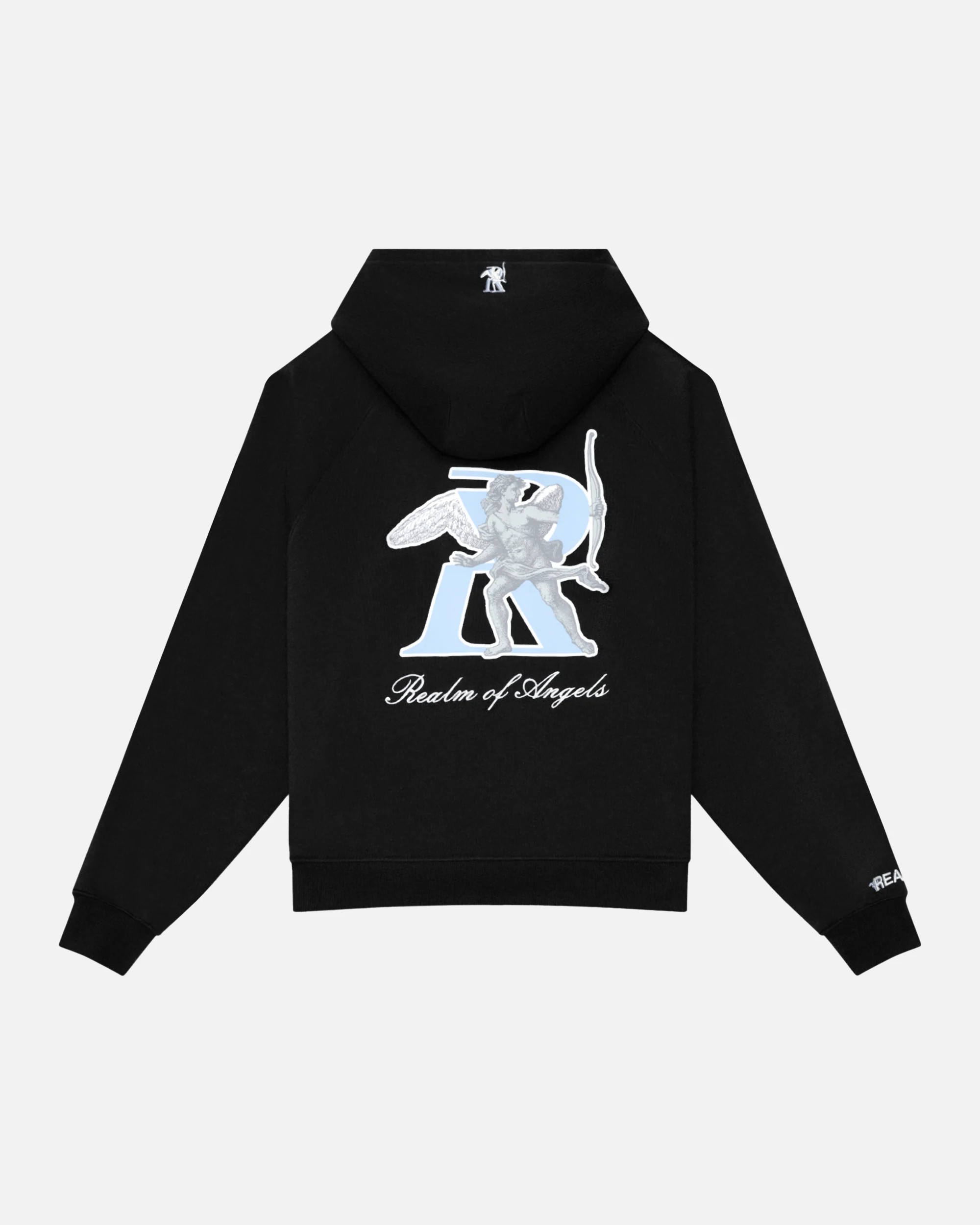 APOLLO ZIP HOODIE BLACK - Image 2