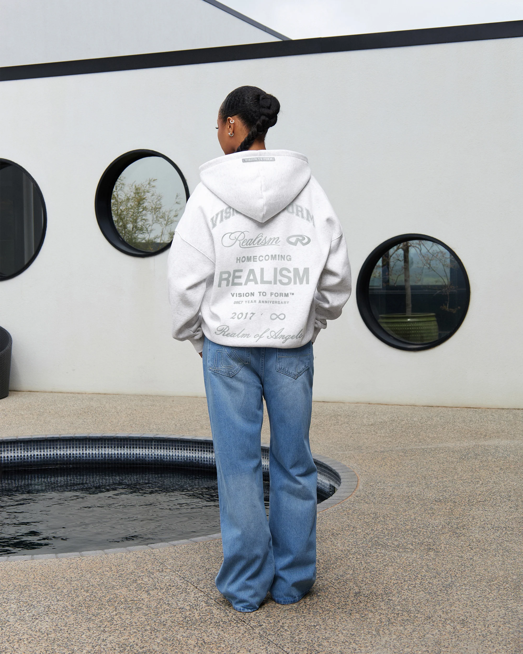 HOMECOMING ZIP HOODIE V2 SNOW MARLE - Image 11