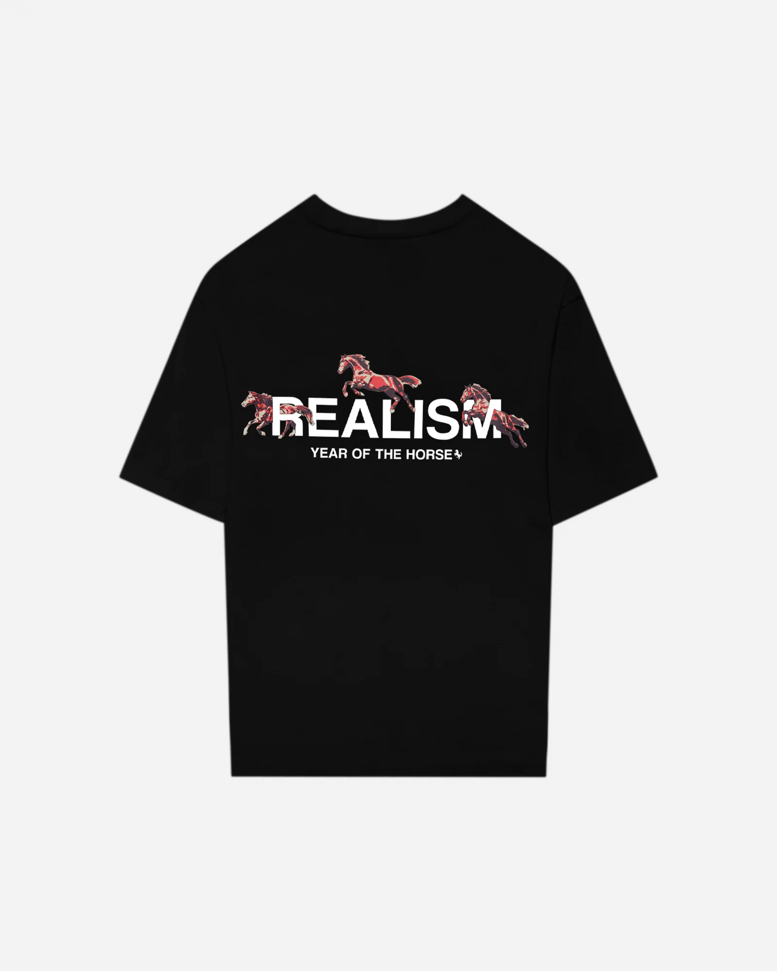 HORSE LOGO TEE BLACK - Image 2