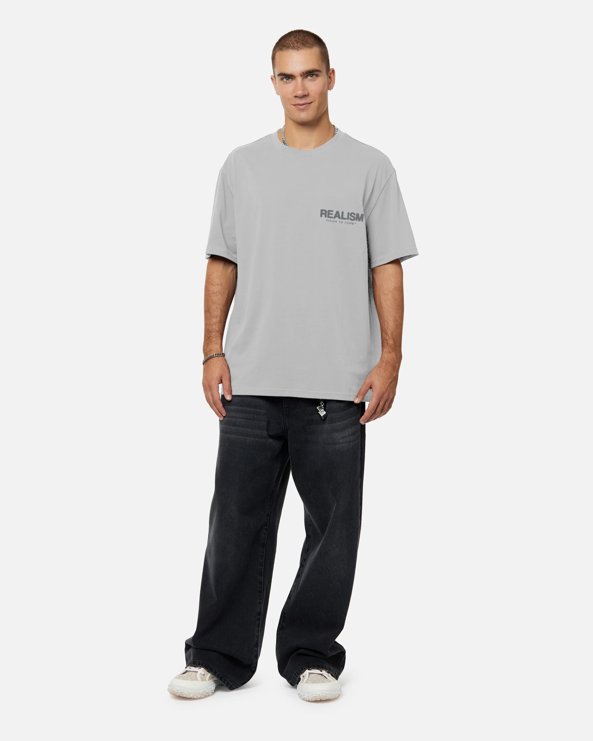 VISION LOGO TEE SMOKE - Image 8