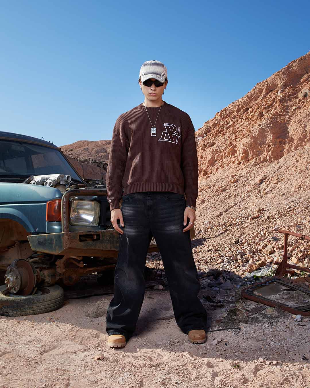 VIVANT KNIT SWEATER REDWOOD - Image 3